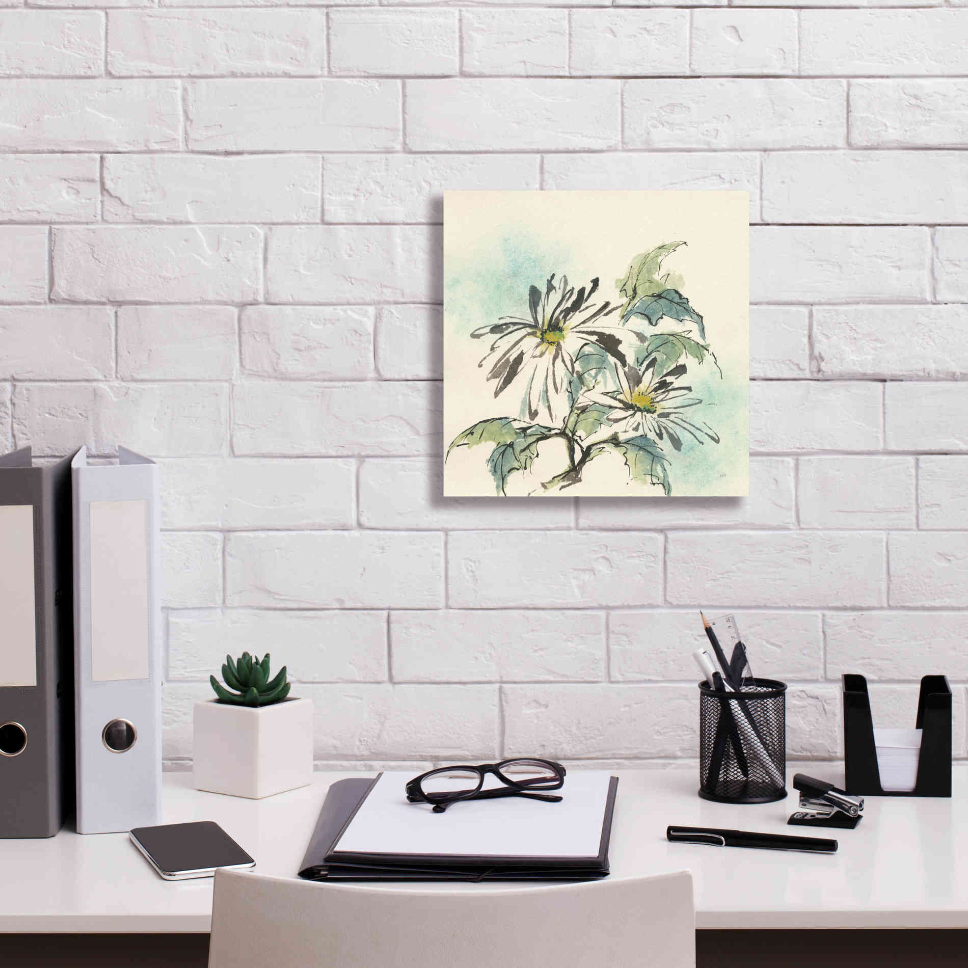 'Snowmum IV' by Chris Paschke, Giclee Canvas Wall Art,12 x 12