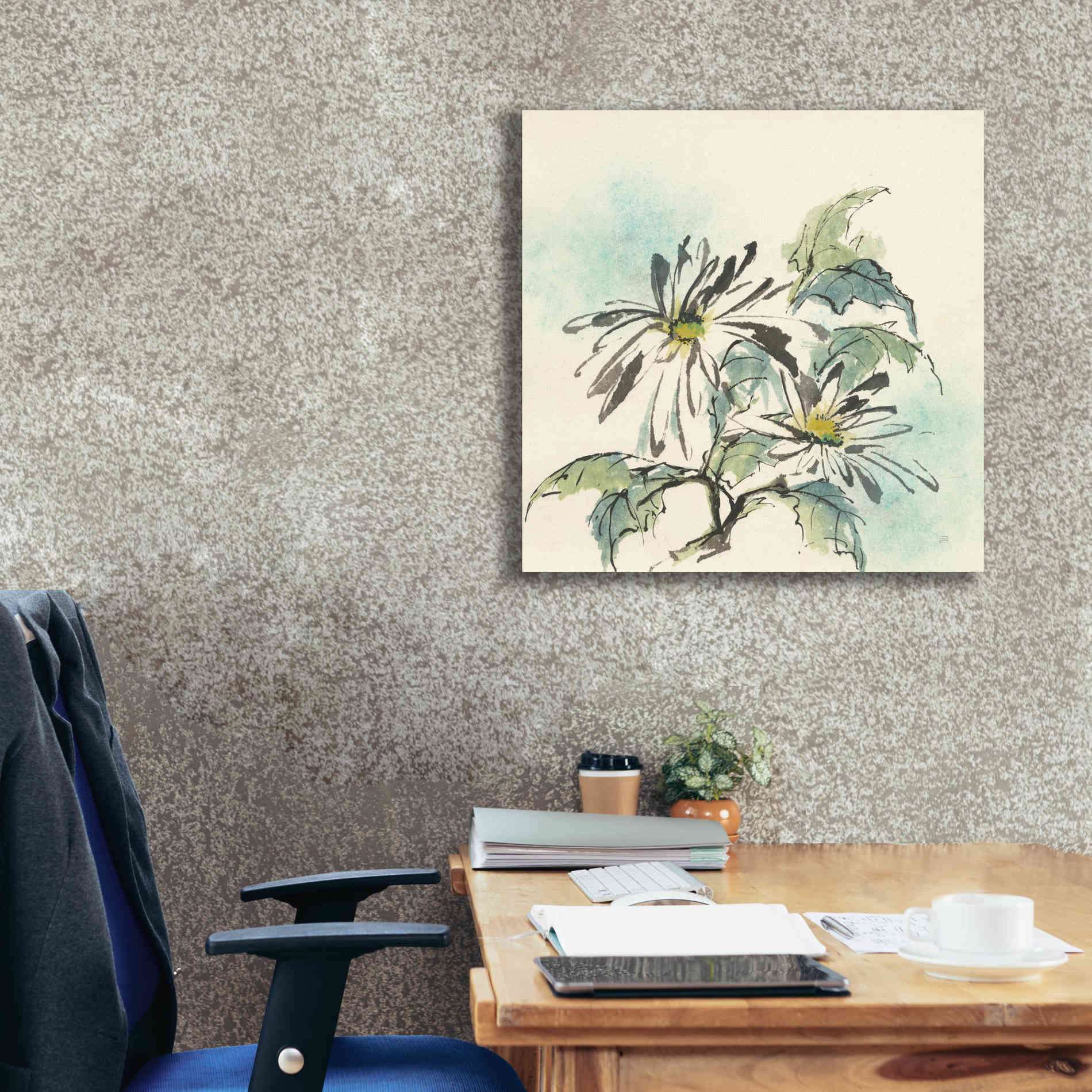 'Snowmum IV' by Chris Paschke, Giclee Canvas Wall Art,26 x 26