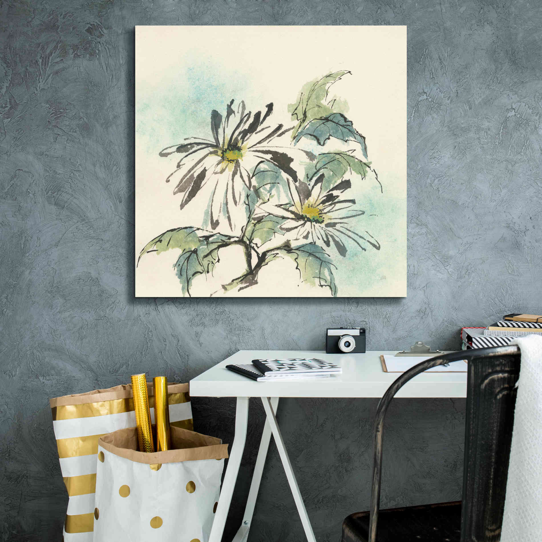 'Snowmum IV' by Chris Paschke, Giclee Canvas Wall Art,26 x 26