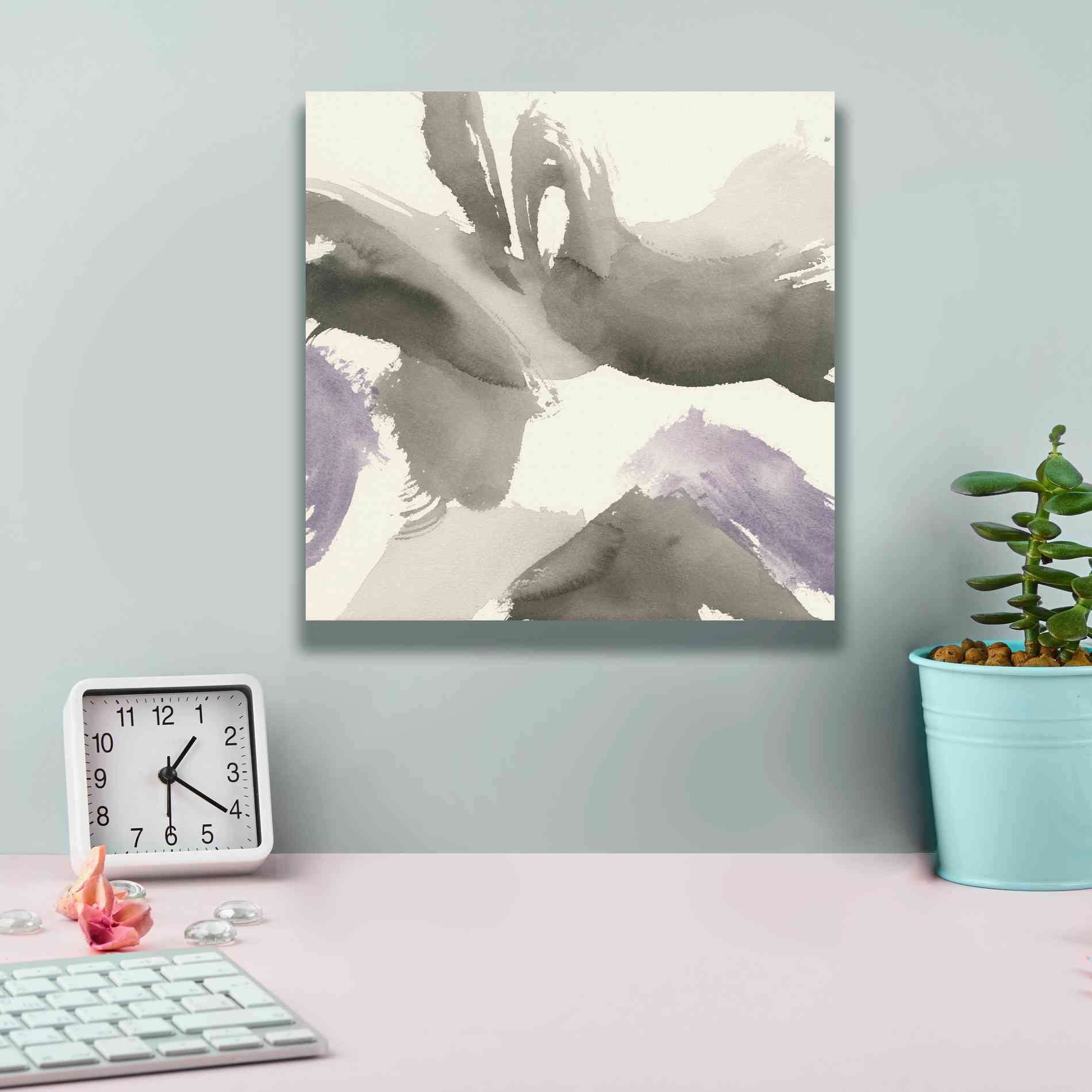 'Amethyst Gesture I' by Chris Paschke, Giclee Canvas Wall Art,12 x 12