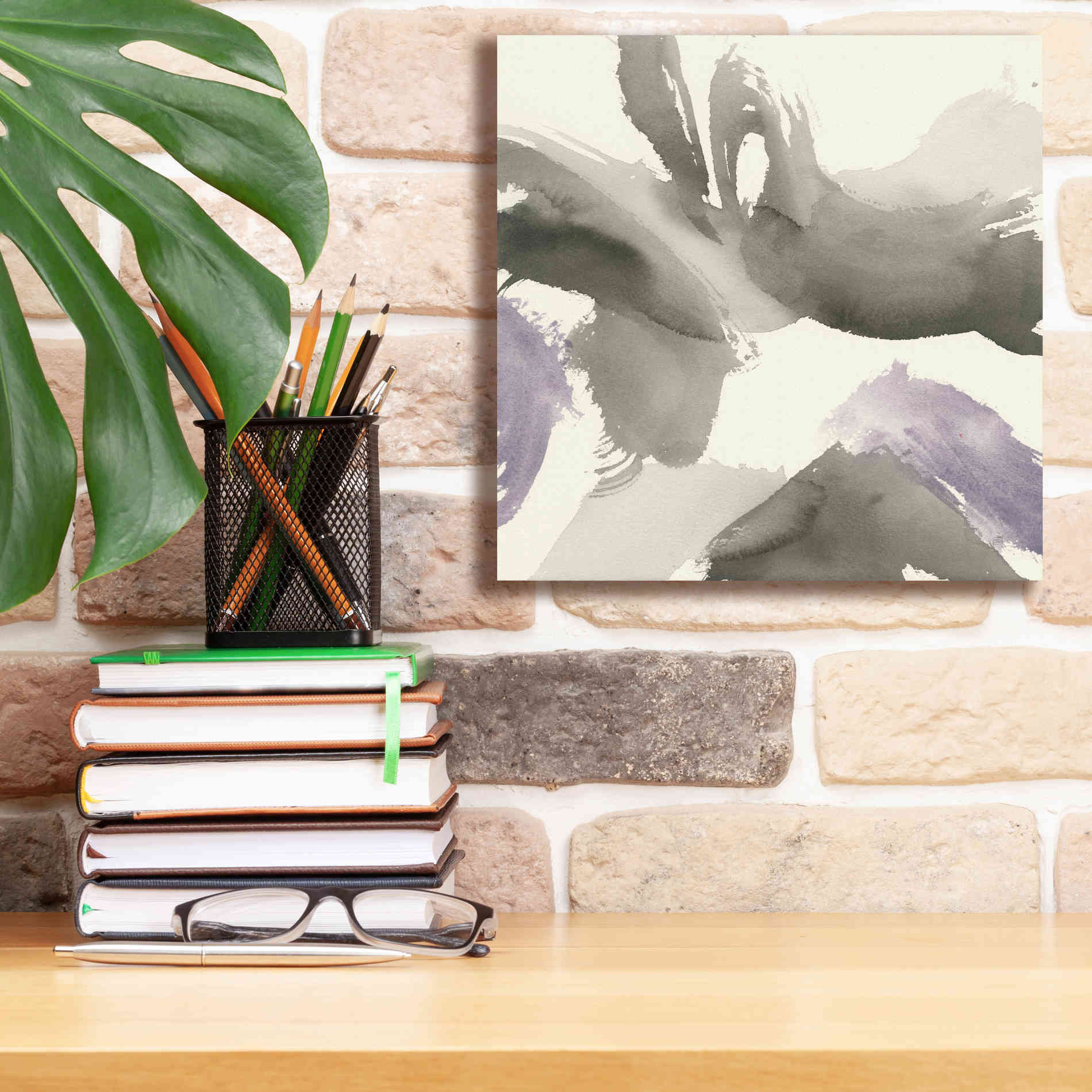 'Amethyst Gesture I' by Chris Paschke, Giclee Canvas Wall Art,12 x 12