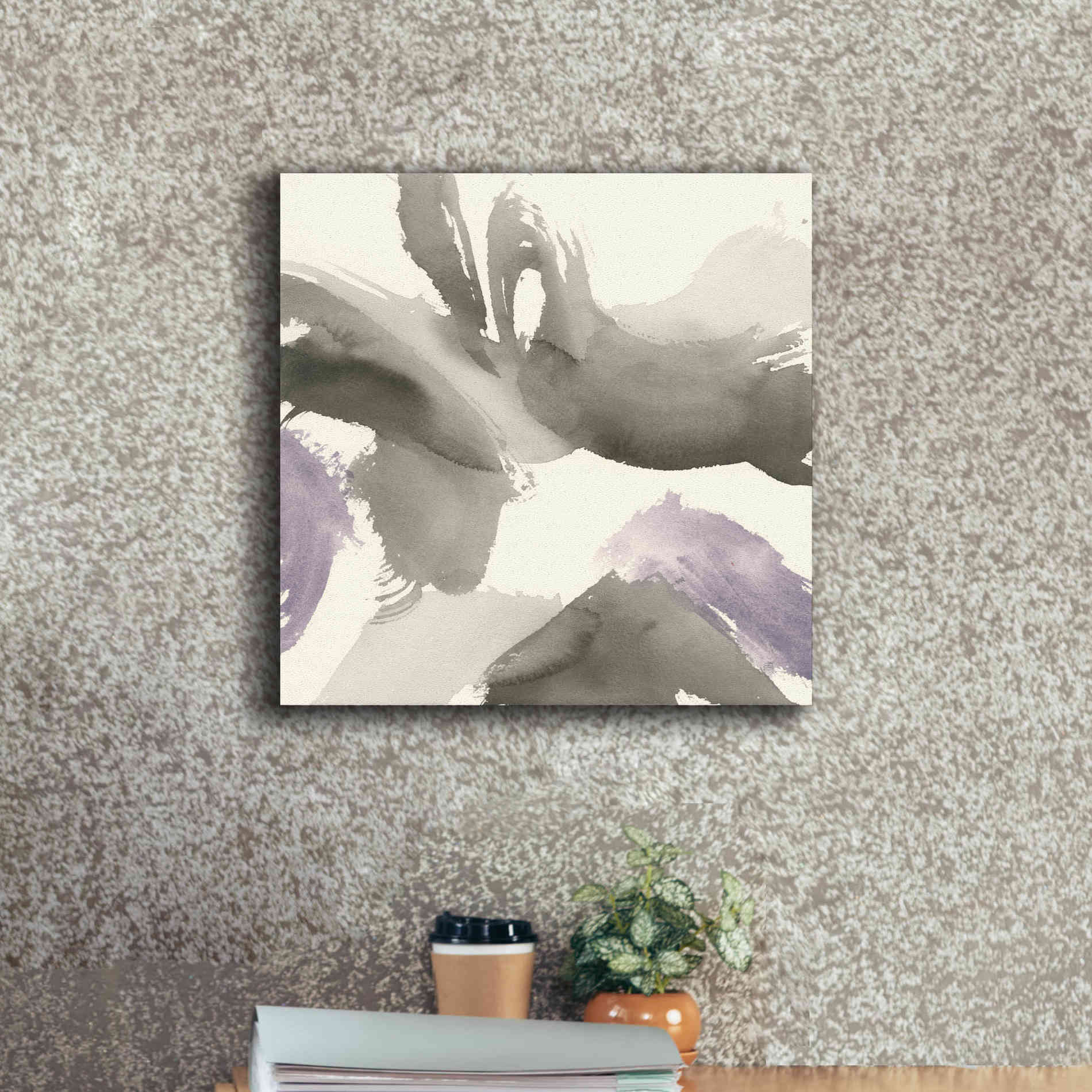 'Amethyst Gesture I' by Chris Paschke, Giclee Canvas Wall Art,18 x 18