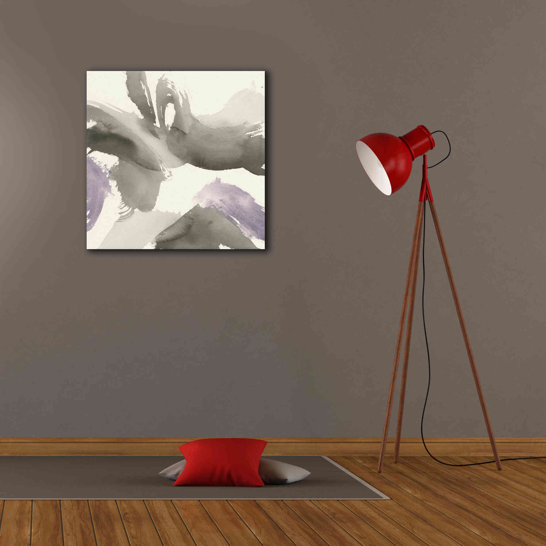 'Amethyst Gesture I' by Chris Paschke, Giclee Canvas Wall Art,26 x 26