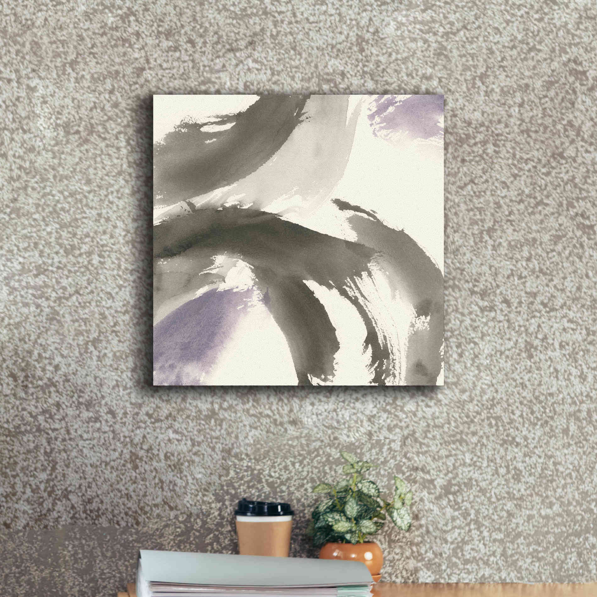 'Amethyst Gesture II' by Chris Paschke, Giclee Canvas Wall Art,18 x 18