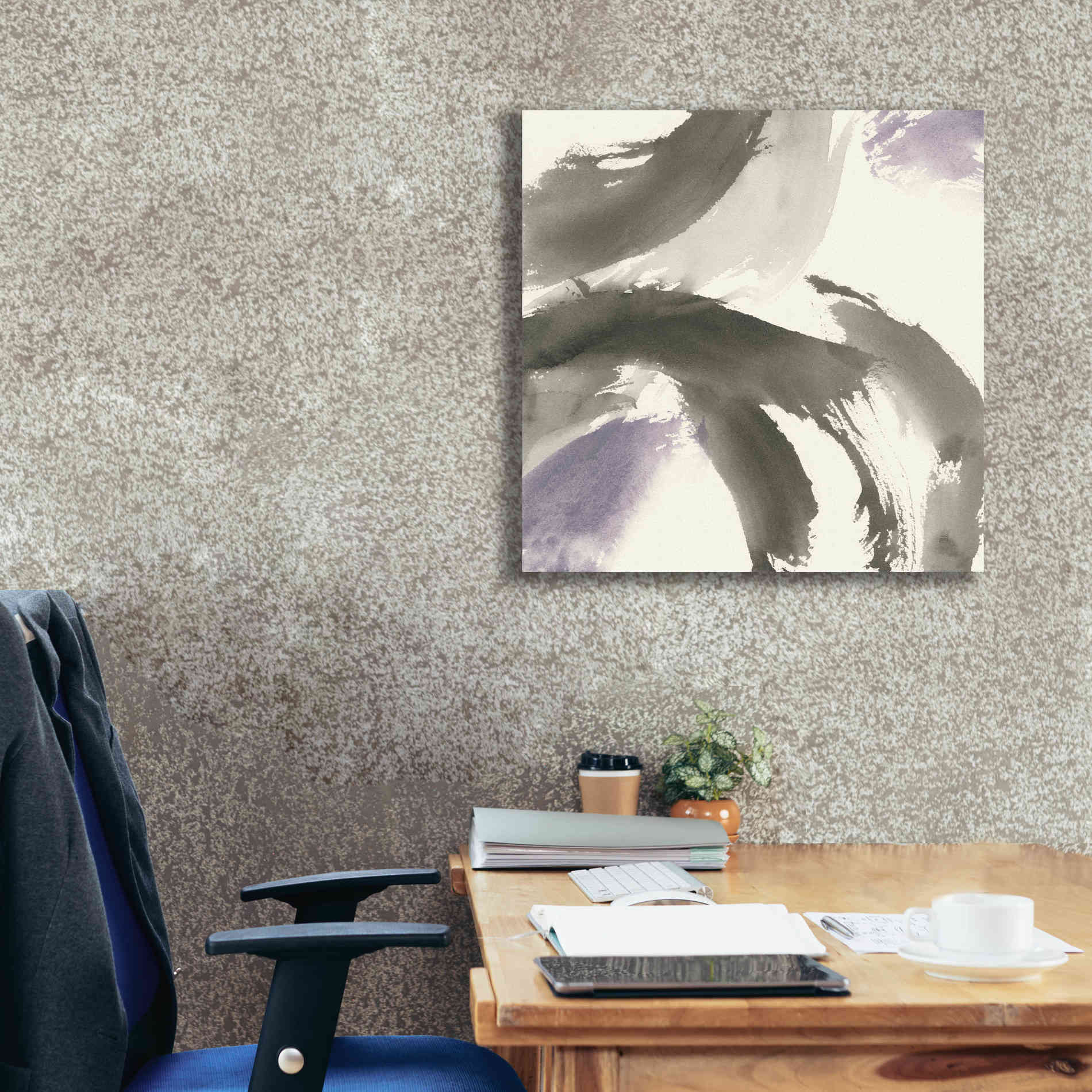 'Amethyst Gesture II' by Chris Paschke, Giclee Canvas Wall Art,26 x 26