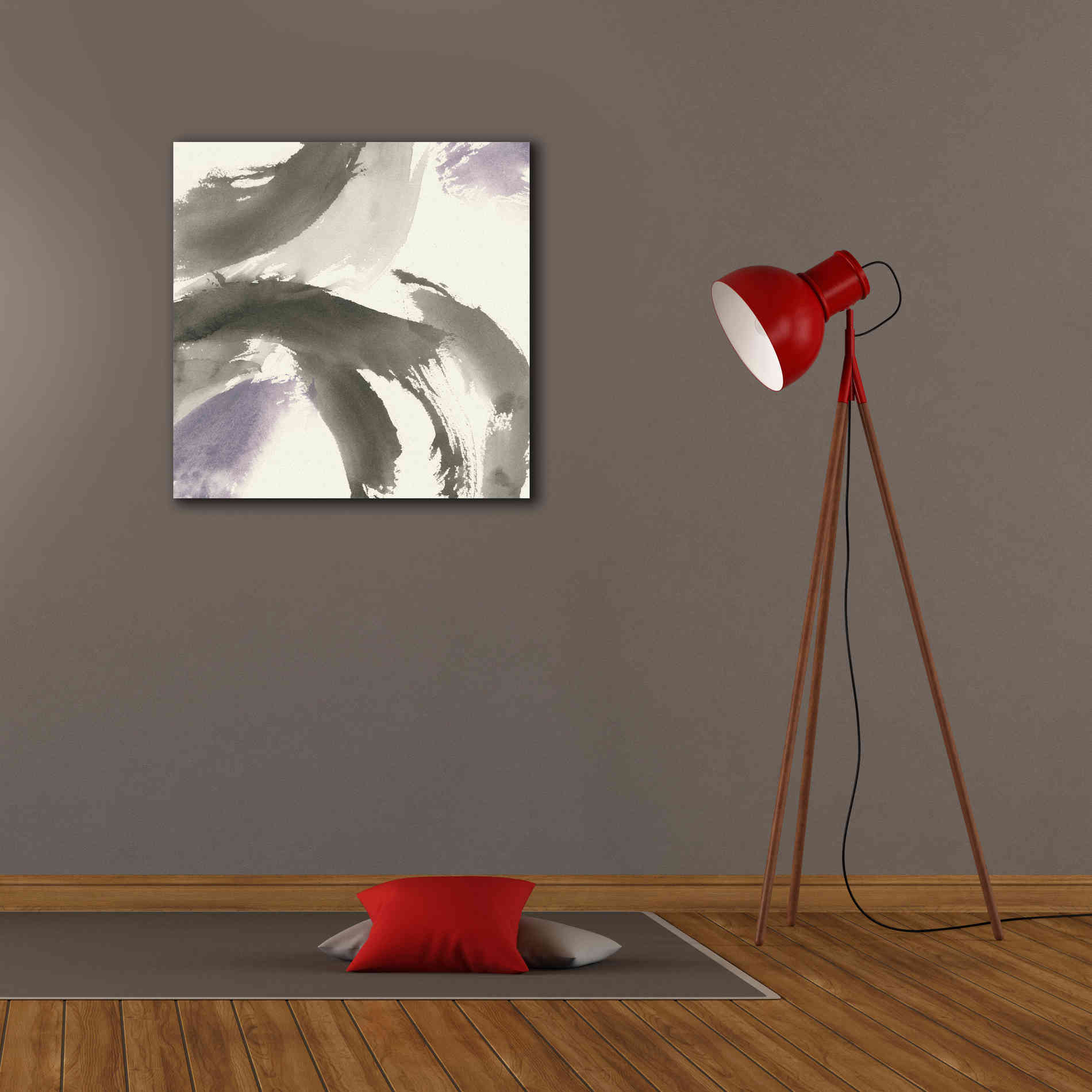 'Amethyst Gesture II' by Chris Paschke, Giclee Canvas Wall Art,26 x 26