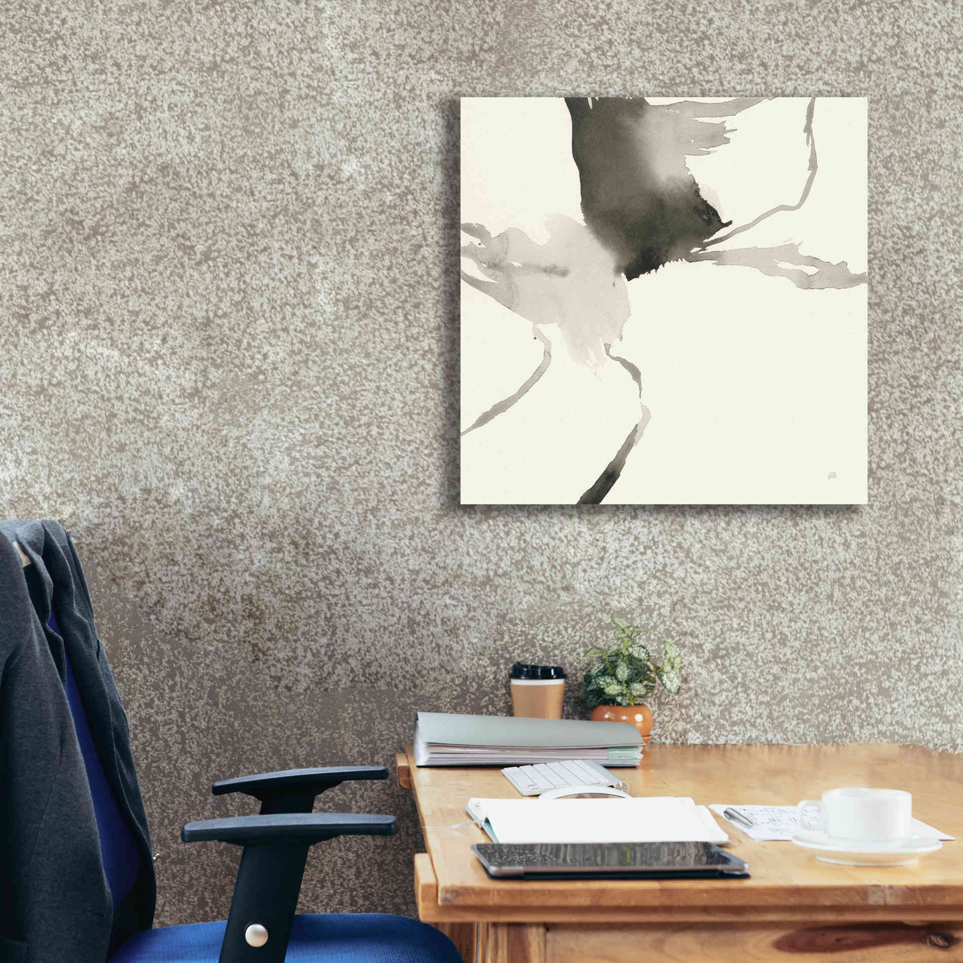 'Gesture II' by Chris Paschke, Giclee Canvas Wall Art,26 x 26