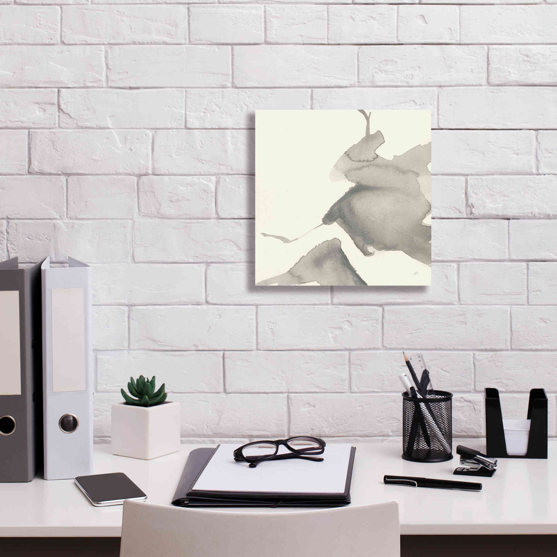 'Gesture III' by Chris Paschke, Giclee Canvas Wall Art,12 x 12