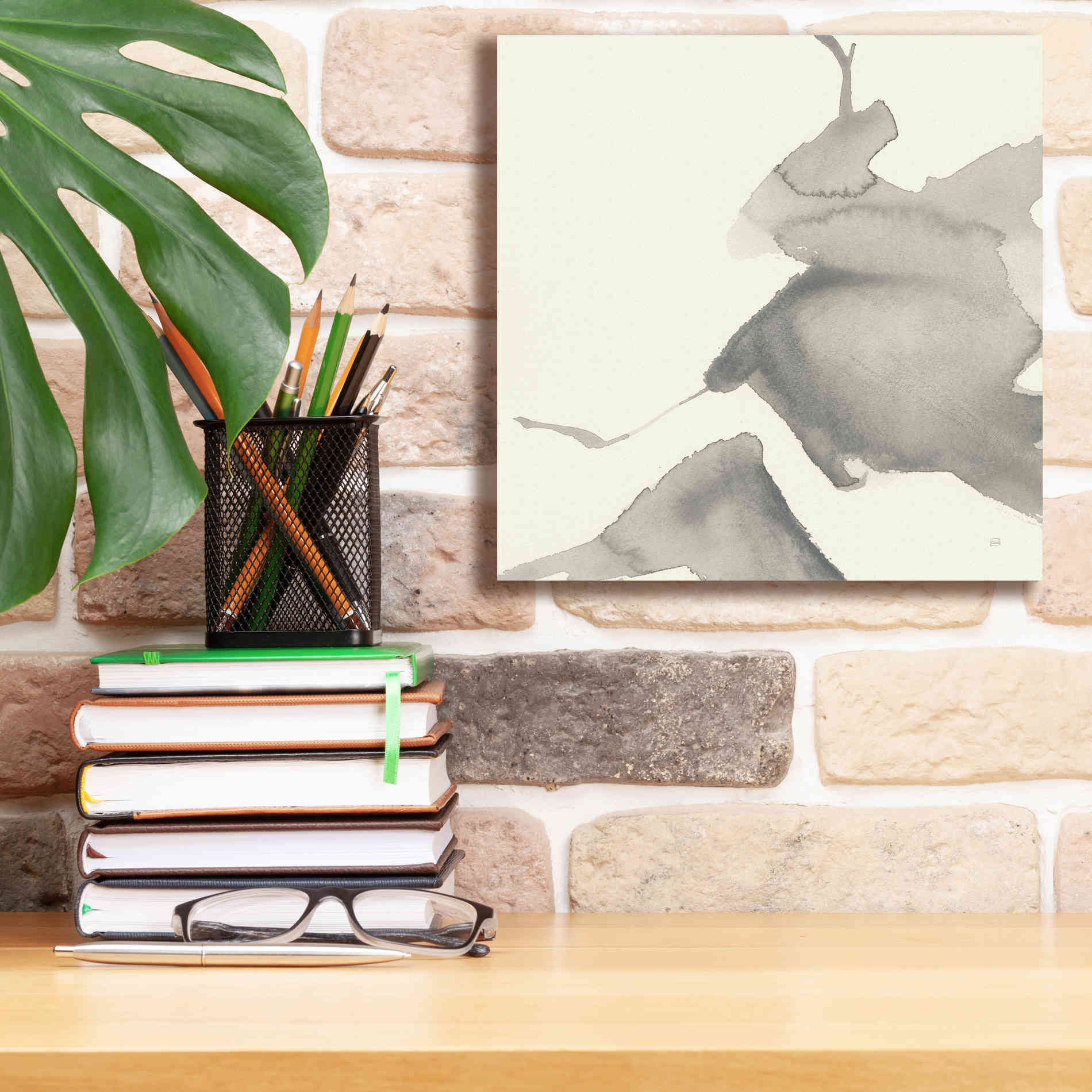 'Gesture III' by Chris Paschke, Giclee Canvas Wall Art,12 x 12