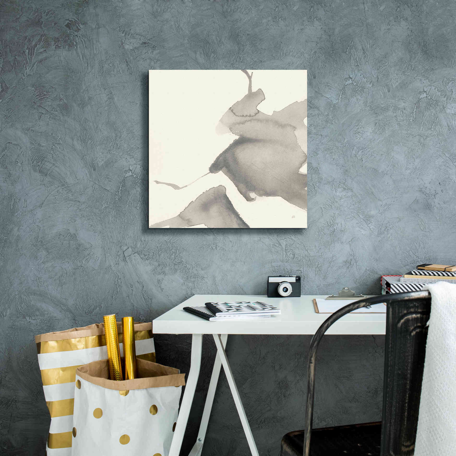 'Gesture III' by Chris Paschke, Giclee Canvas Wall Art,18 x 18