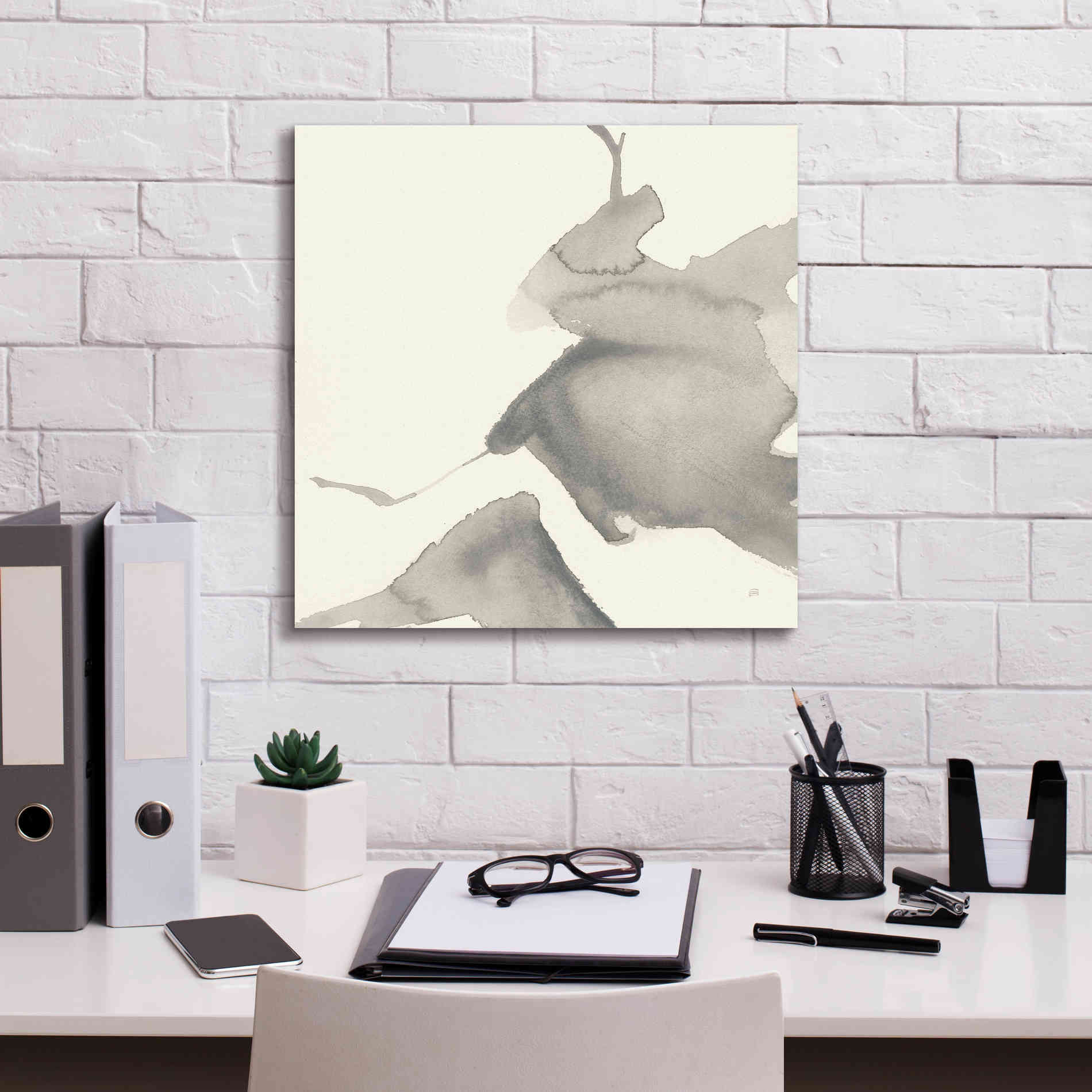 'Gesture III' by Chris Paschke, Giclee Canvas Wall Art,18 x 18