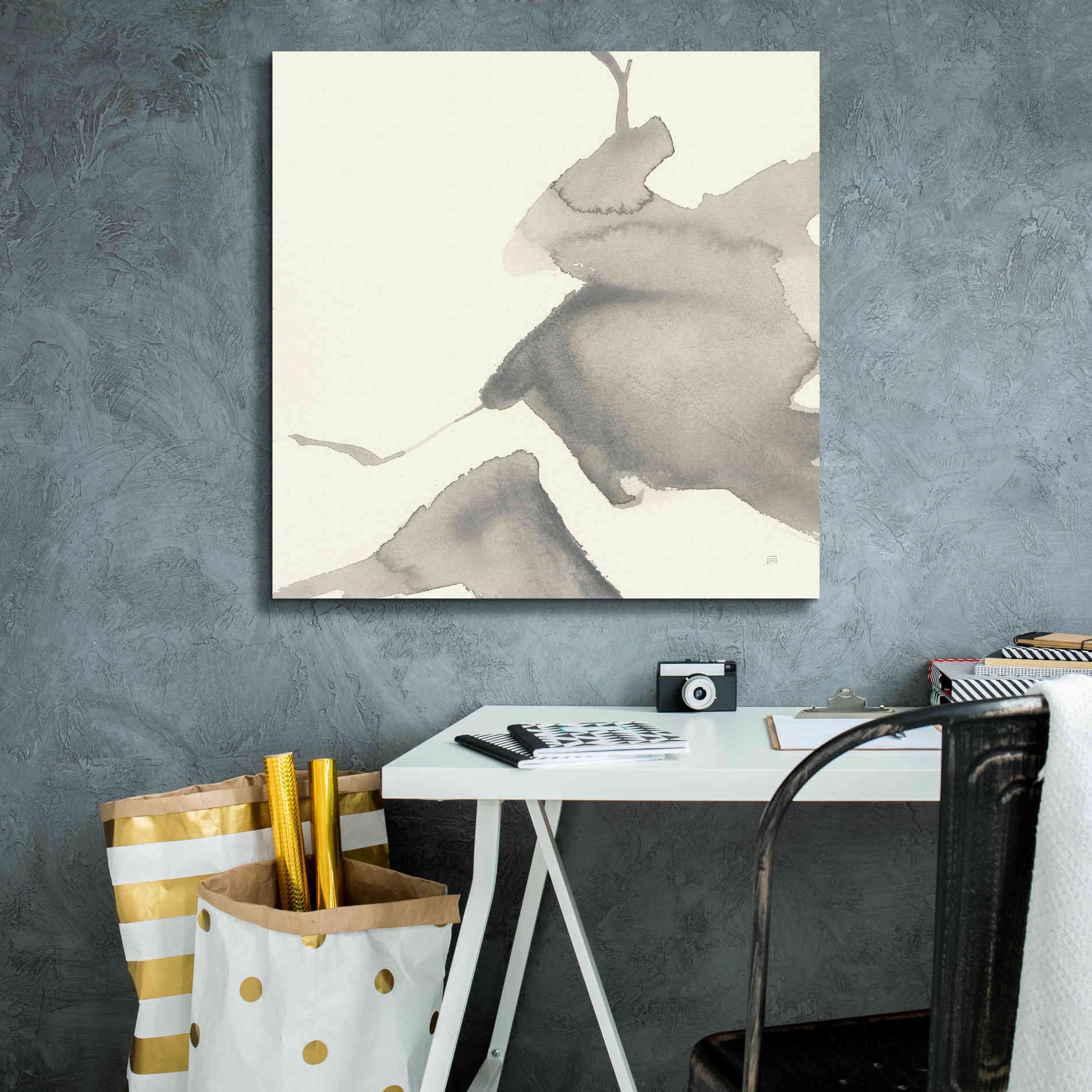 'Gesture III' by Chris Paschke, Giclee Canvas Wall Art,26 x 26