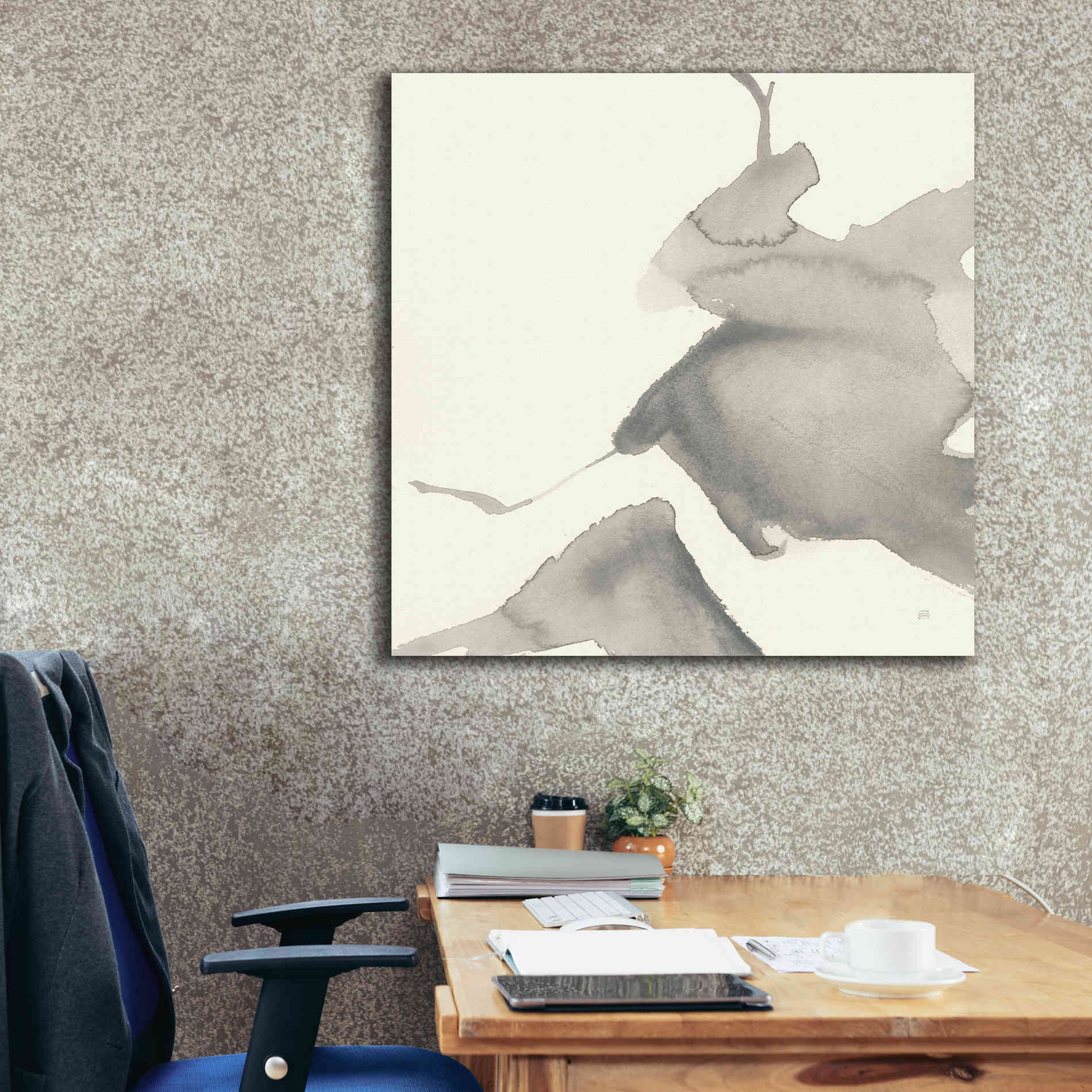 'Gesture III' by Chris Paschke, Giclee Canvas Wall Art,37 x 37