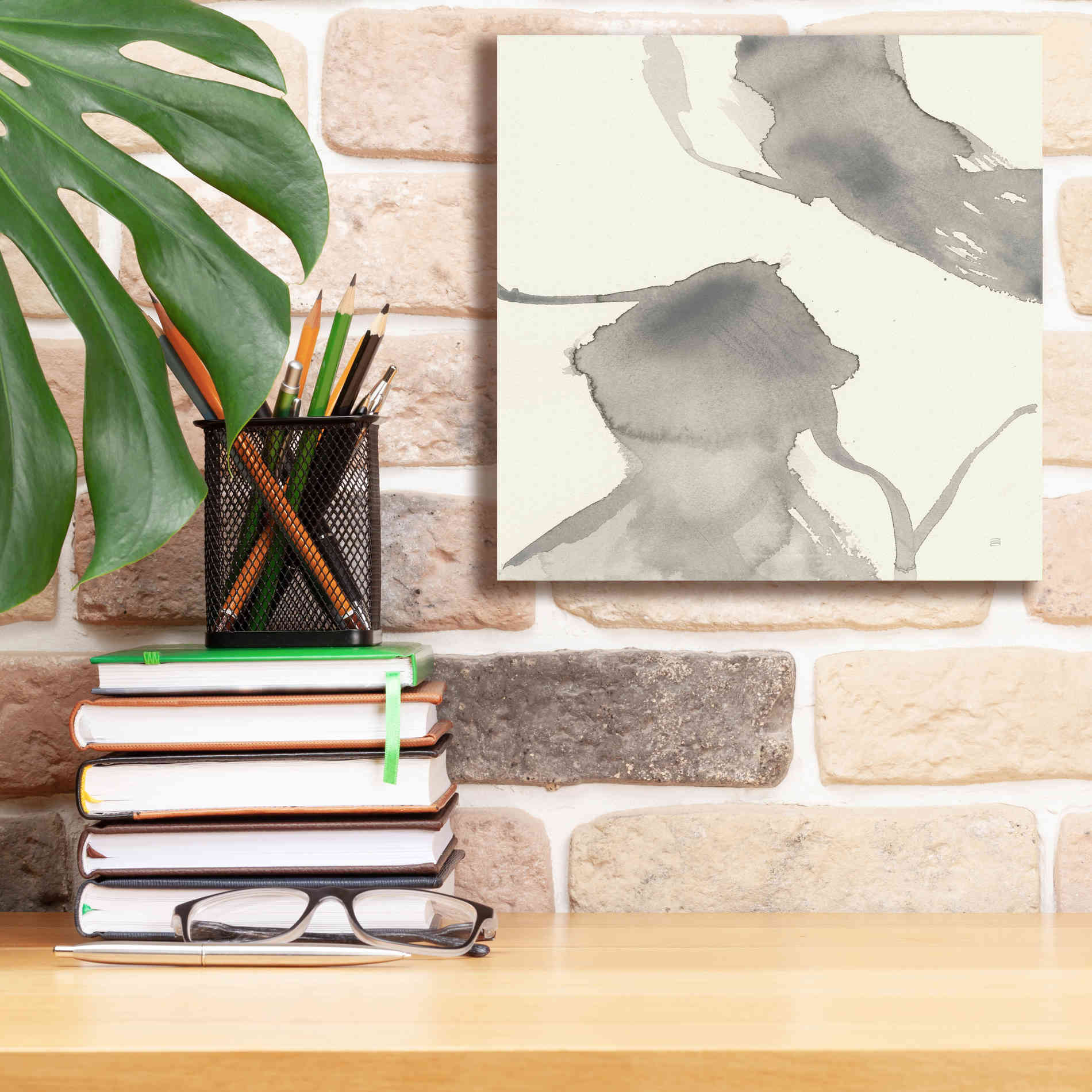 'Gesture IV' by Chris Paschke, Giclee Canvas Wall Art,12 x 12