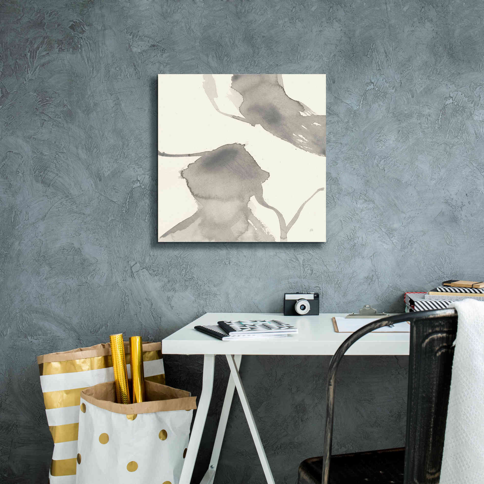 'Gesture IV' by Chris Paschke, Giclee Canvas Wall Art,18 x 18