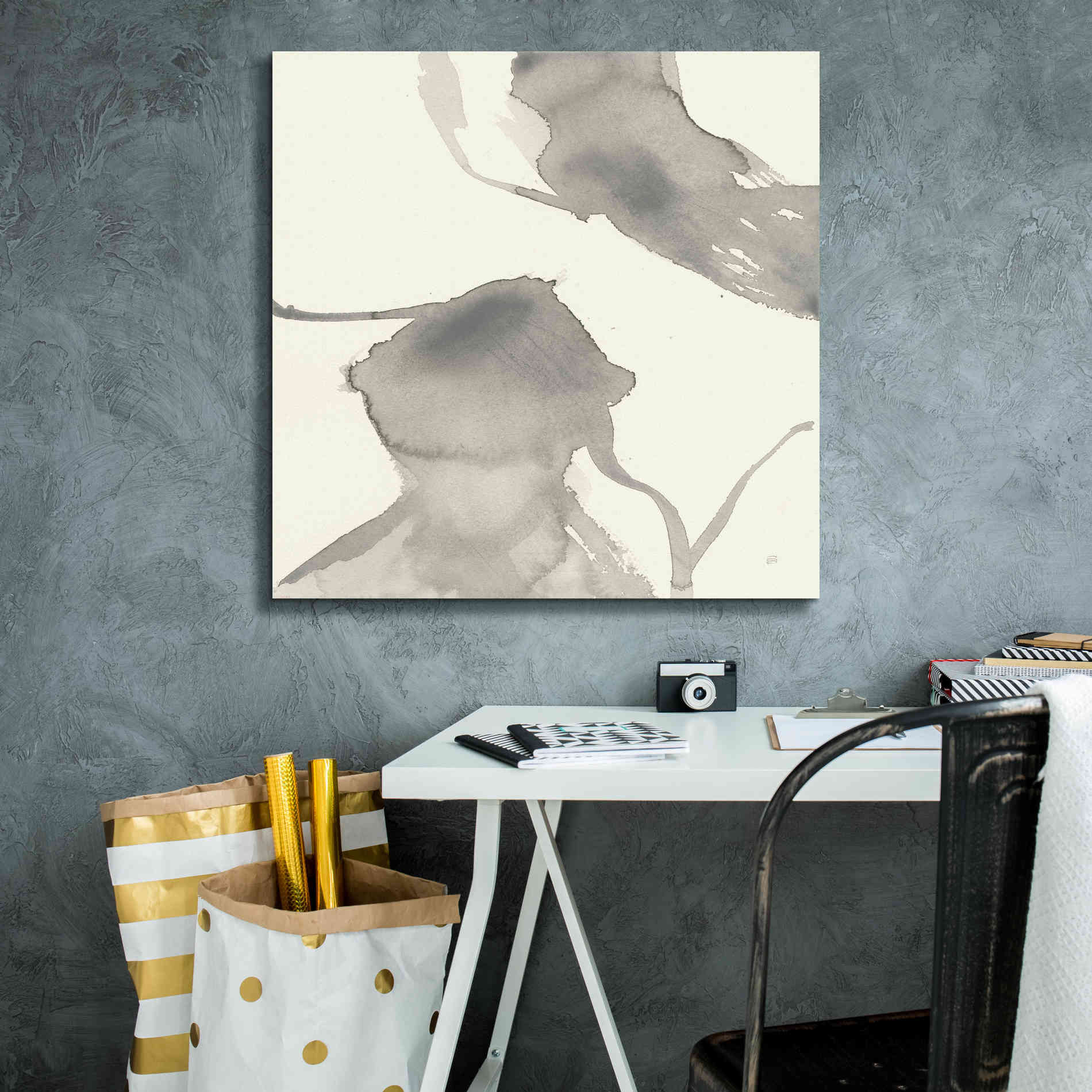 'Gesture IV' by Chris Paschke, Giclee Canvas Wall Art,26 x 26