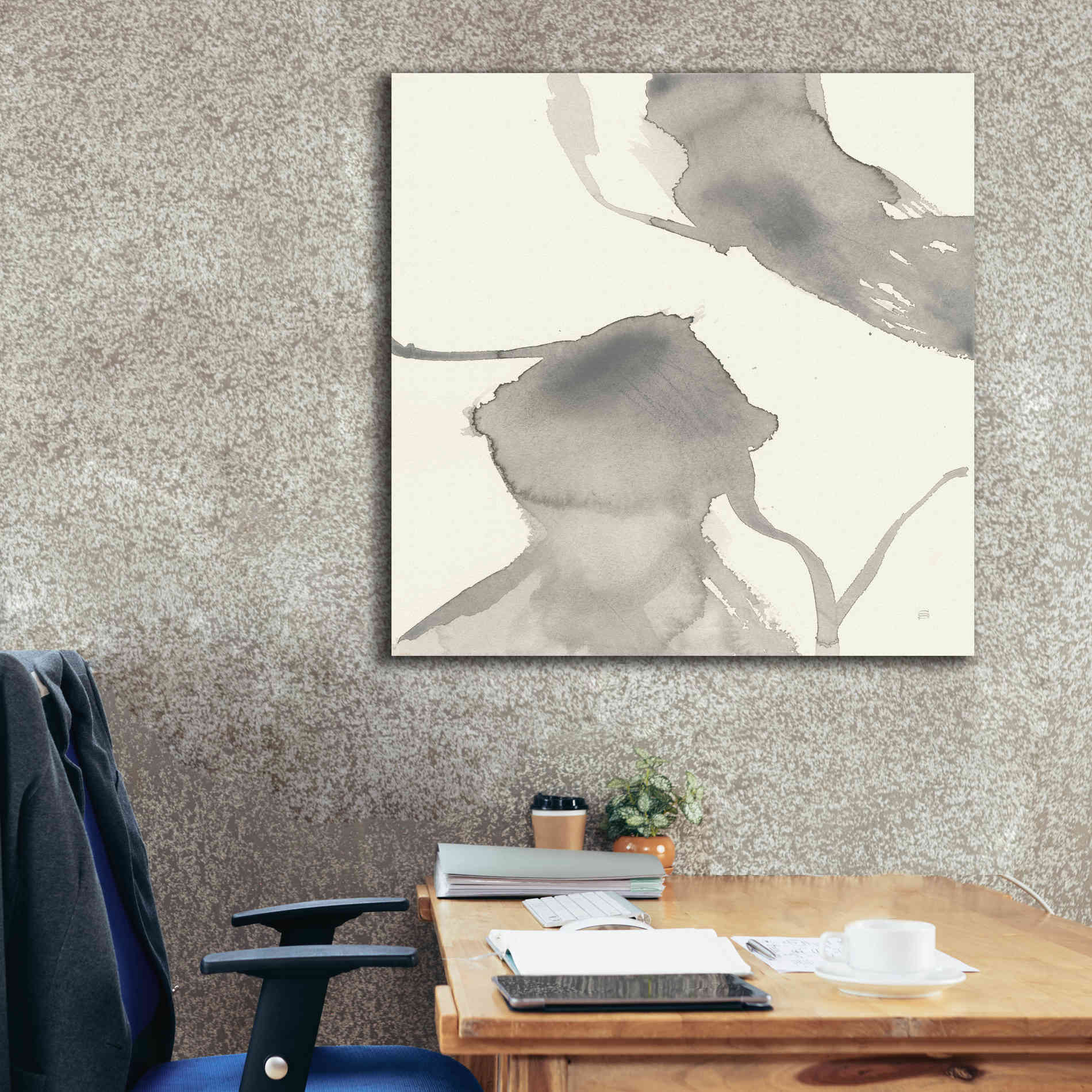 'Gesture IV' by Chris Paschke, Giclee Canvas Wall Art,37 x 37