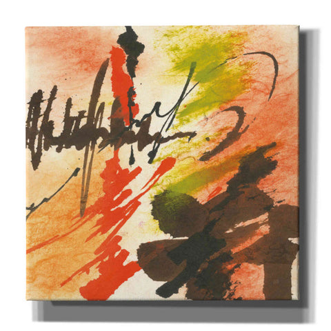 Image of 'Graffiti Orange II' by Chris Paschke, Giclee Canvas Wall Art