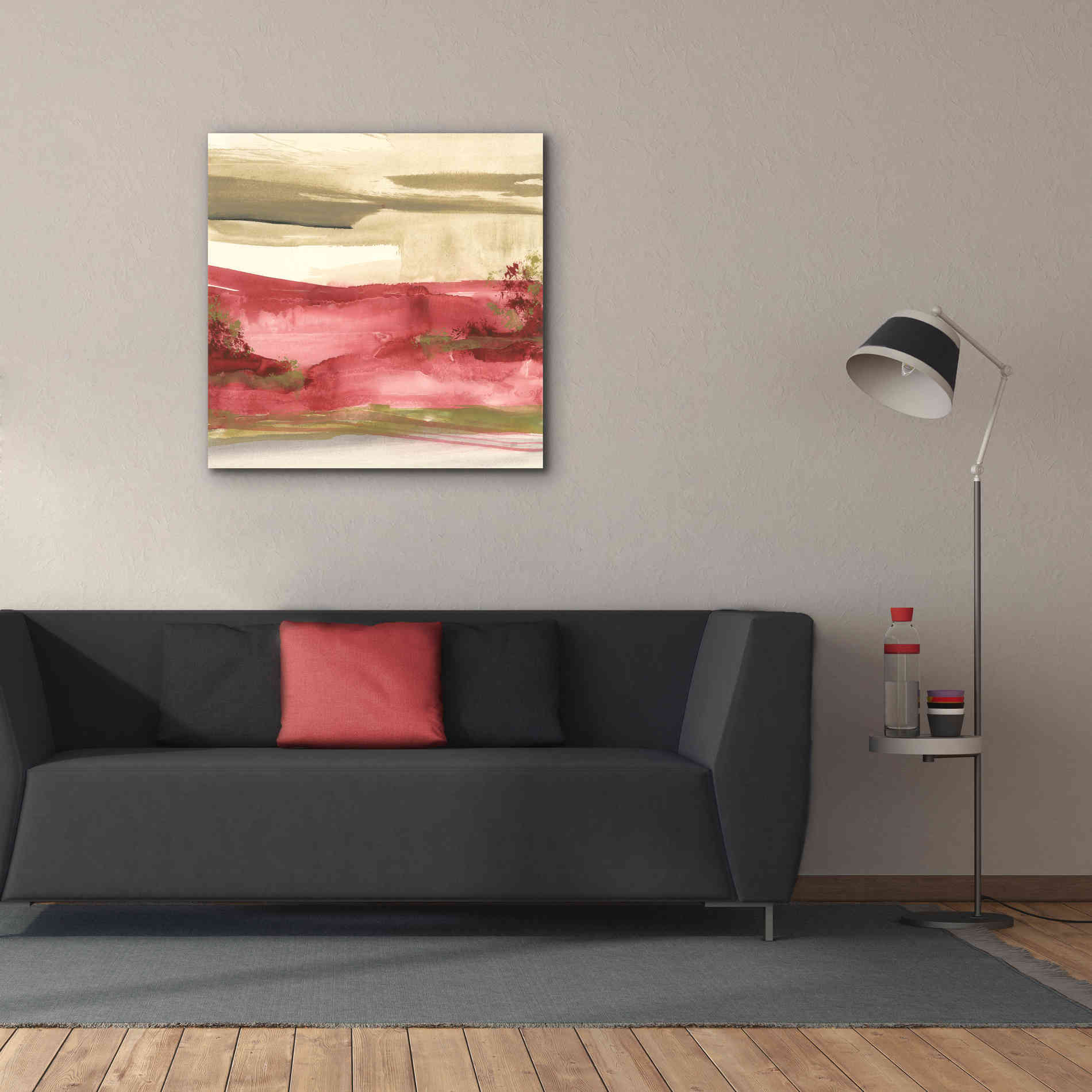 'Red Rock II' by Chris Paschke, Giclee Canvas Wall Art,37 x 37