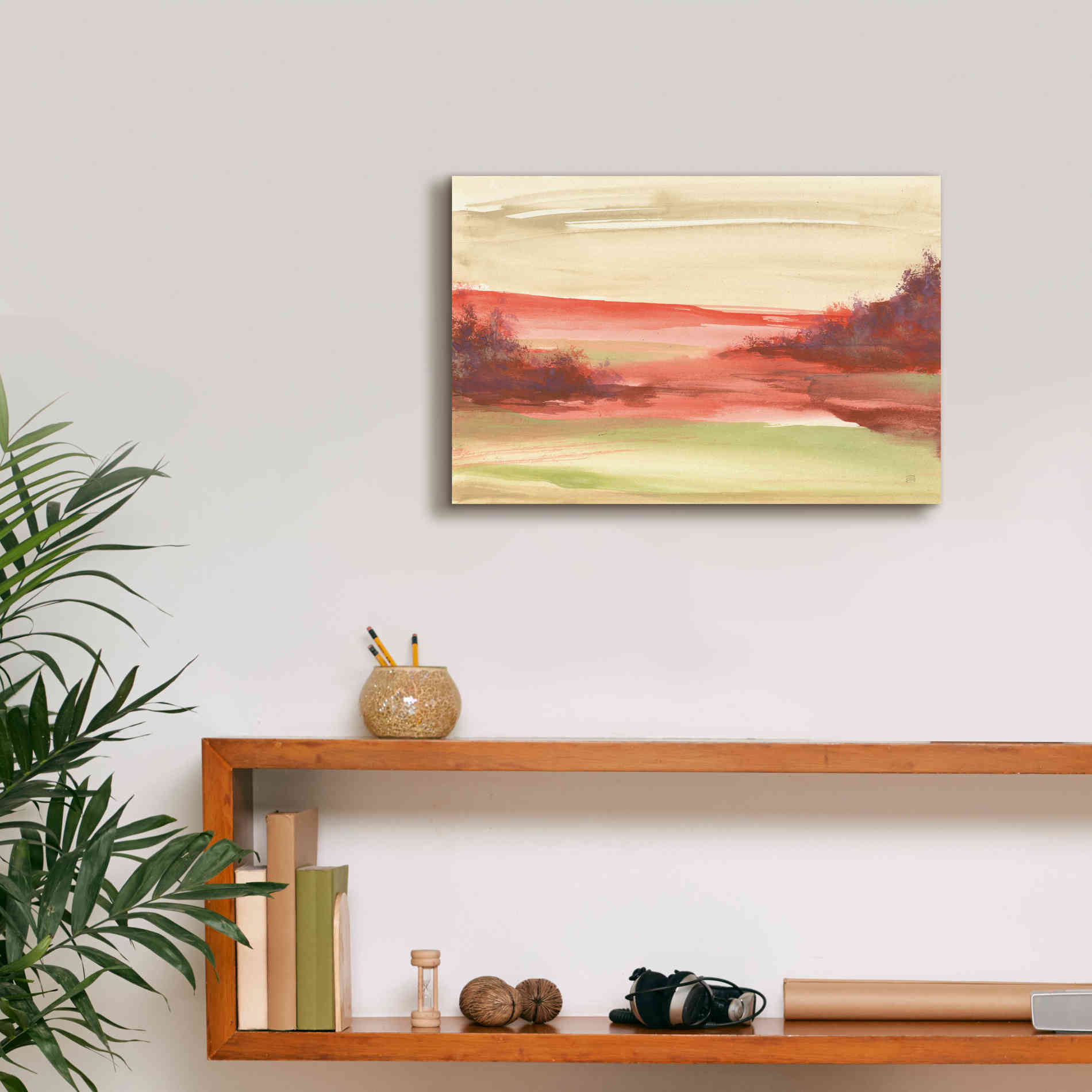 'Red Rock IV' by Chris Paschke, Giclee Canvas Wall Art,18 x 12