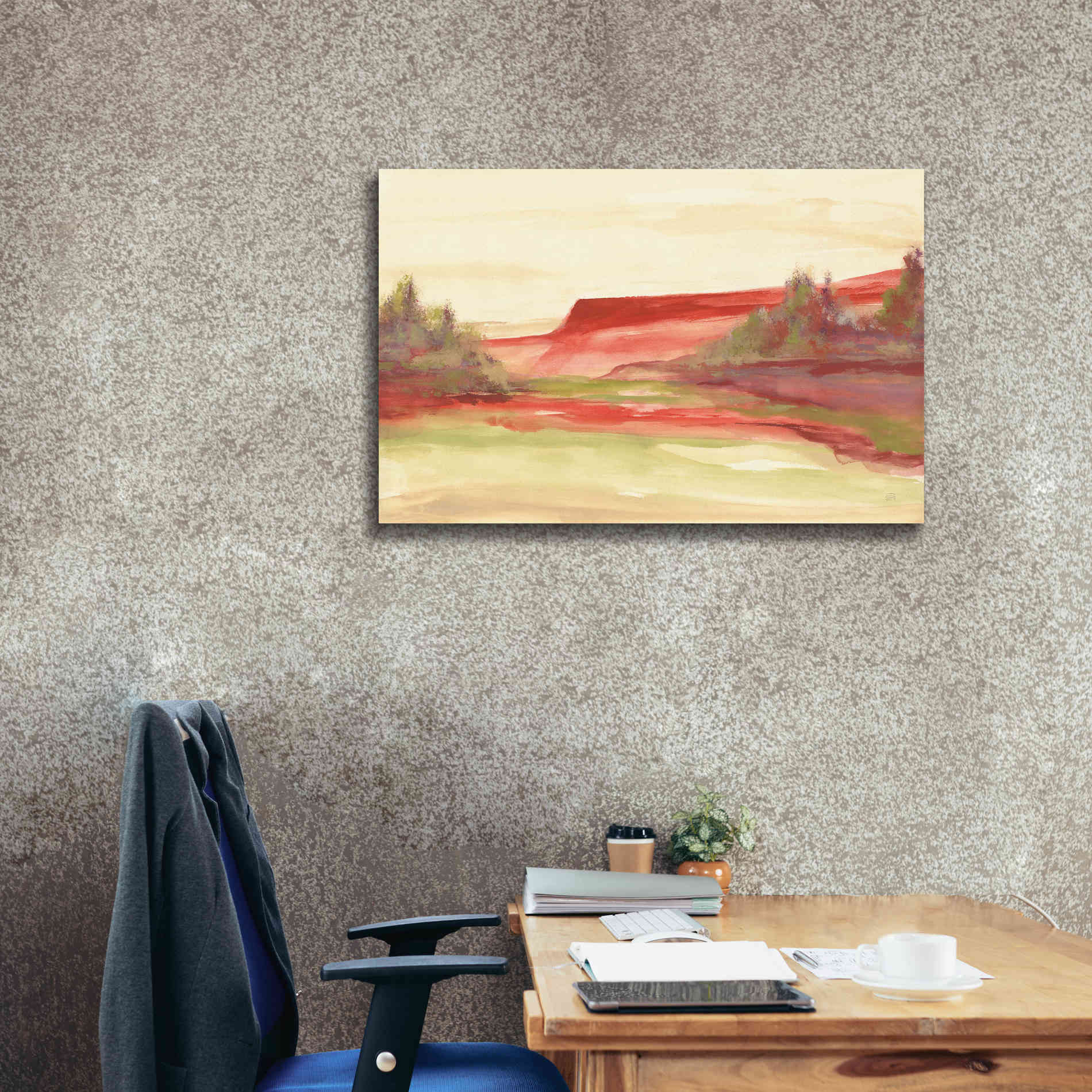 'Red Rock V' by Chris Paschke, Giclee Canvas Wall Art,40 x 26