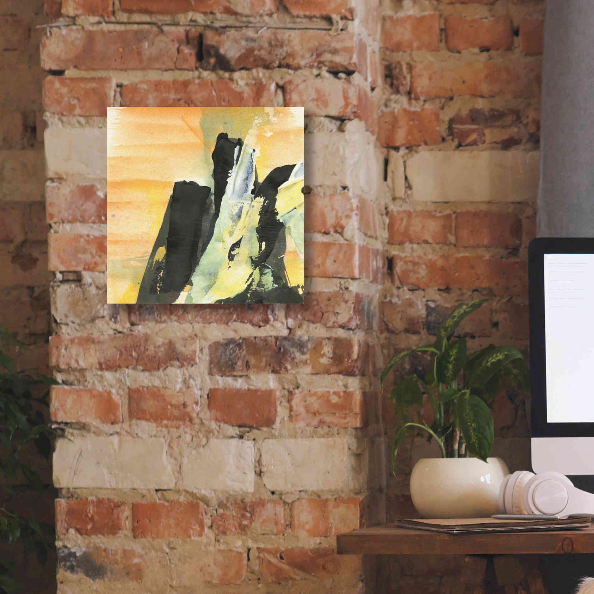 'Outcroppings I' by Chris Paschke, Giclee Canvas Wall Art,12 x 12