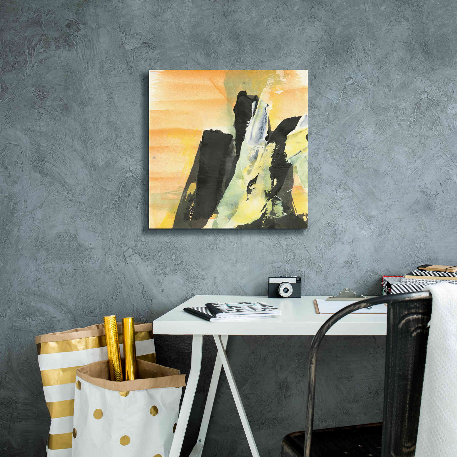 'Outcroppings I' by Chris Paschke, Giclee Canvas Wall Art,18 x 18