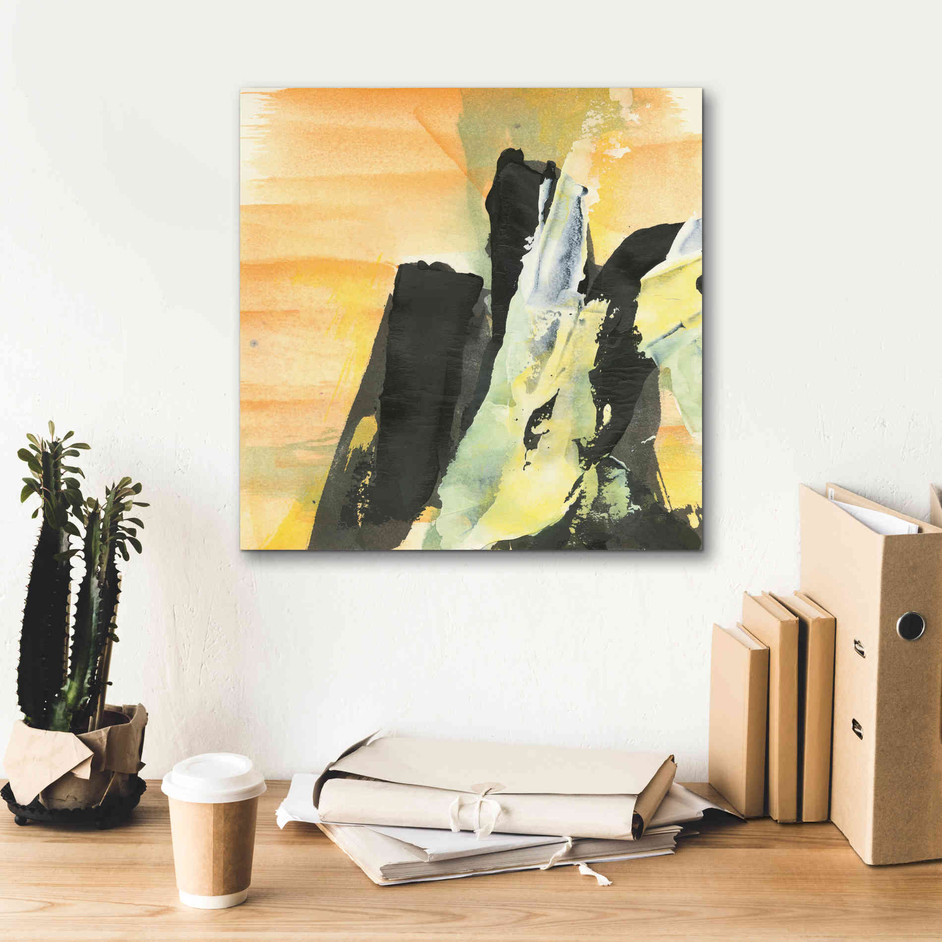 'Outcroppings I' by Chris Paschke, Giclee Canvas Wall Art,18 x 18