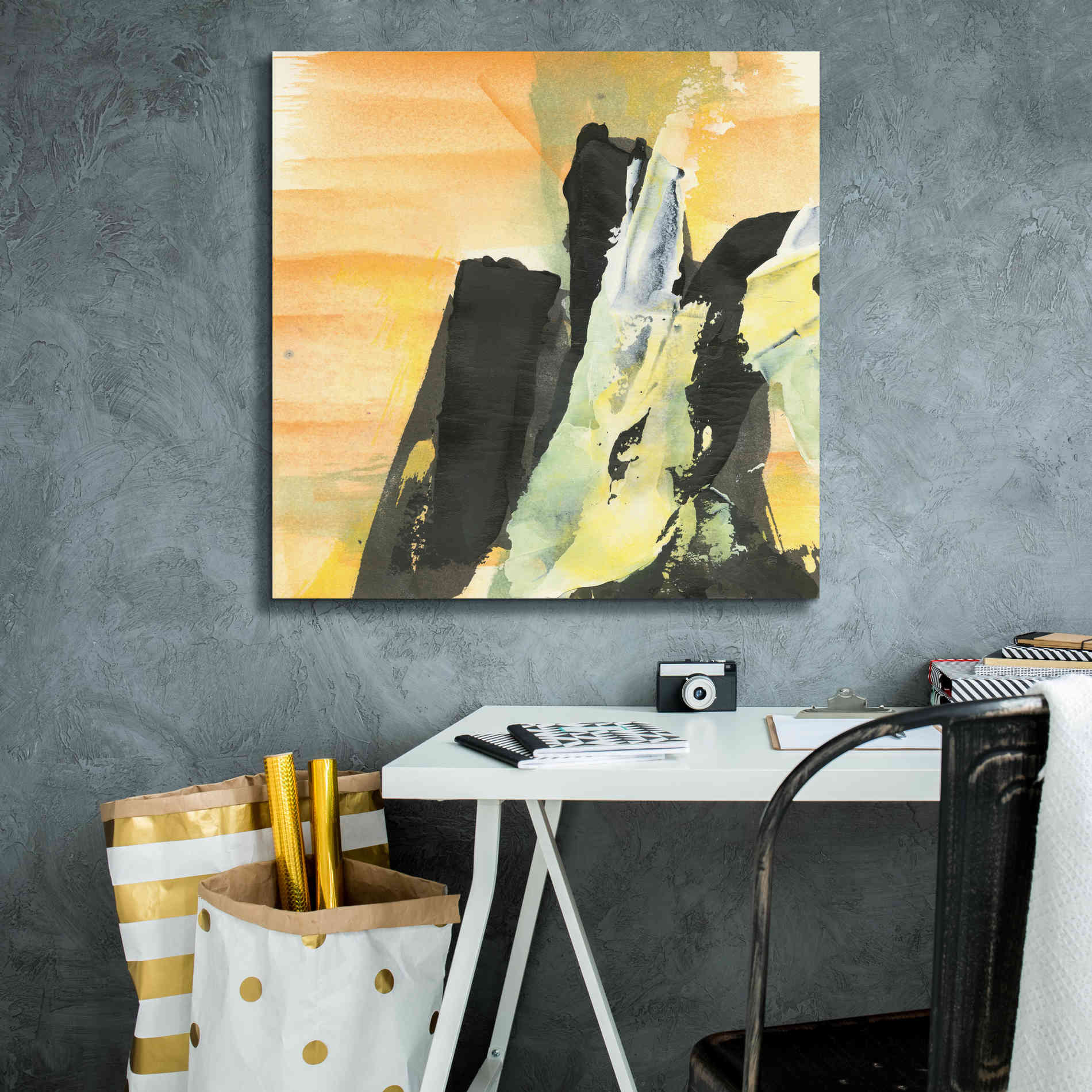 'Outcroppings I' by Chris Paschke, Giclee Canvas Wall Art,26 x 26