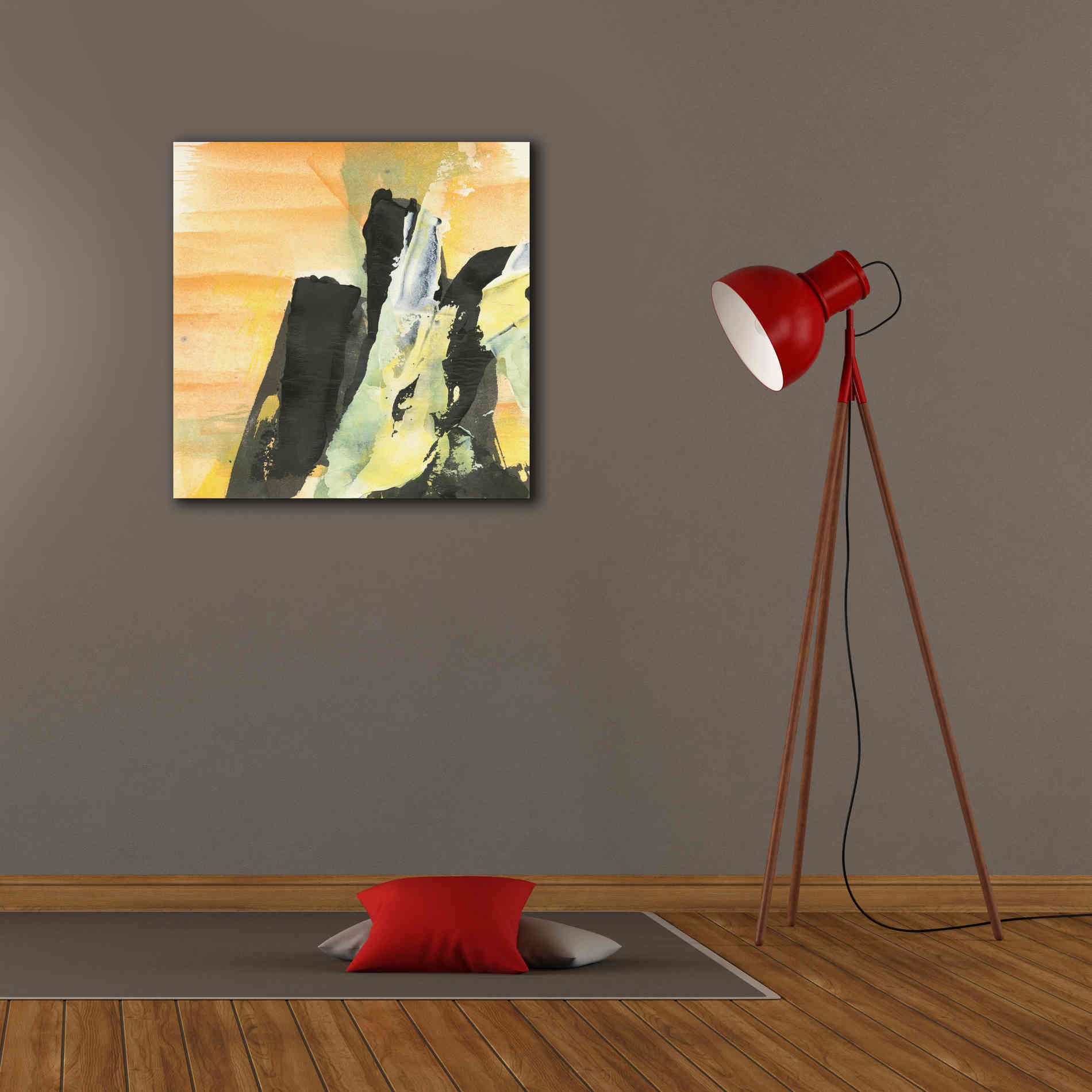 'Outcroppings I' by Chris Paschke, Giclee Canvas Wall Art,26 x 26