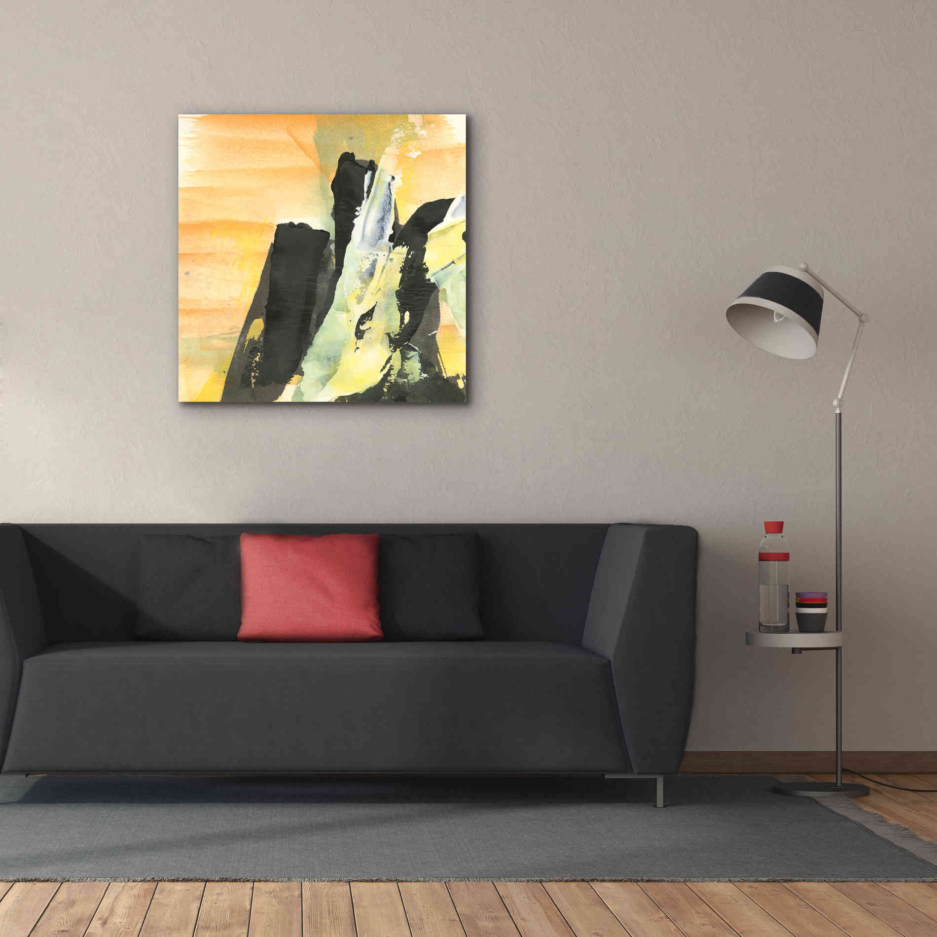 'Outcroppings I' by Chris Paschke, Giclee Canvas Wall Art,37 x 37