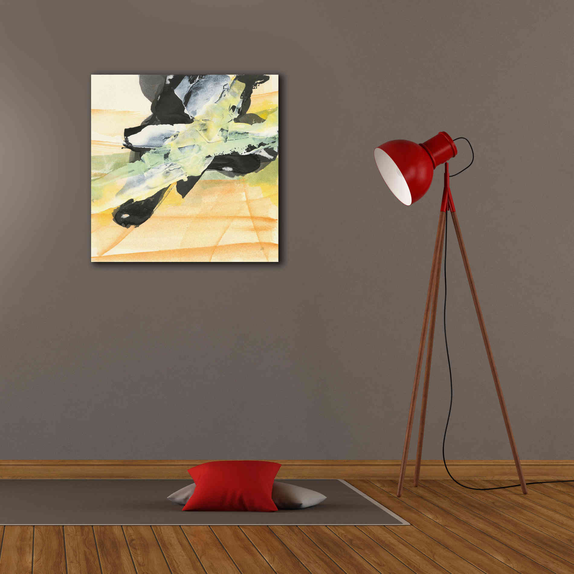 'Outcroppings II' by Chris Paschke, Giclee Canvas Wall Art,26 x 26