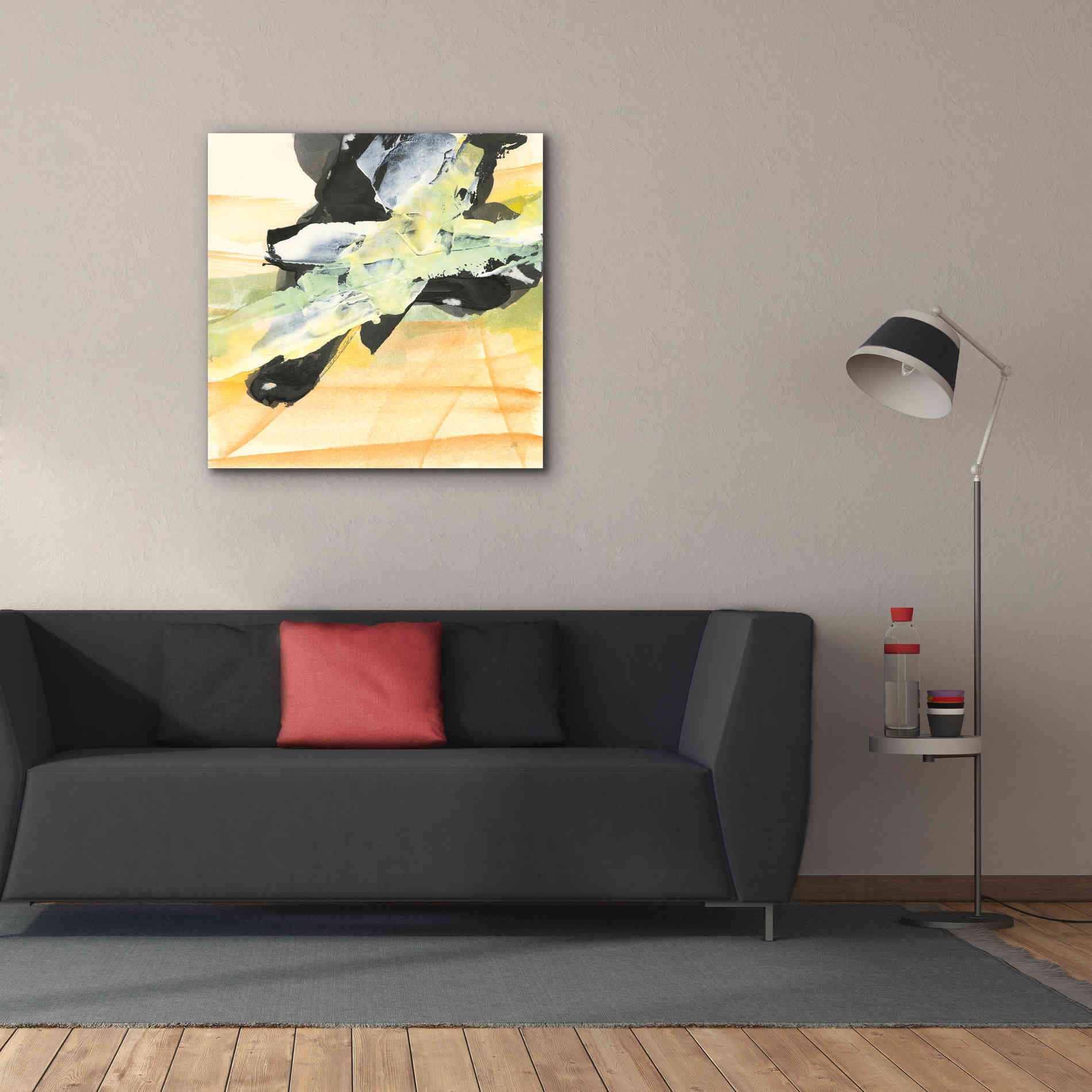 'Outcroppings II' by Chris Paschke, Giclee Canvas Wall Art,37 x 37