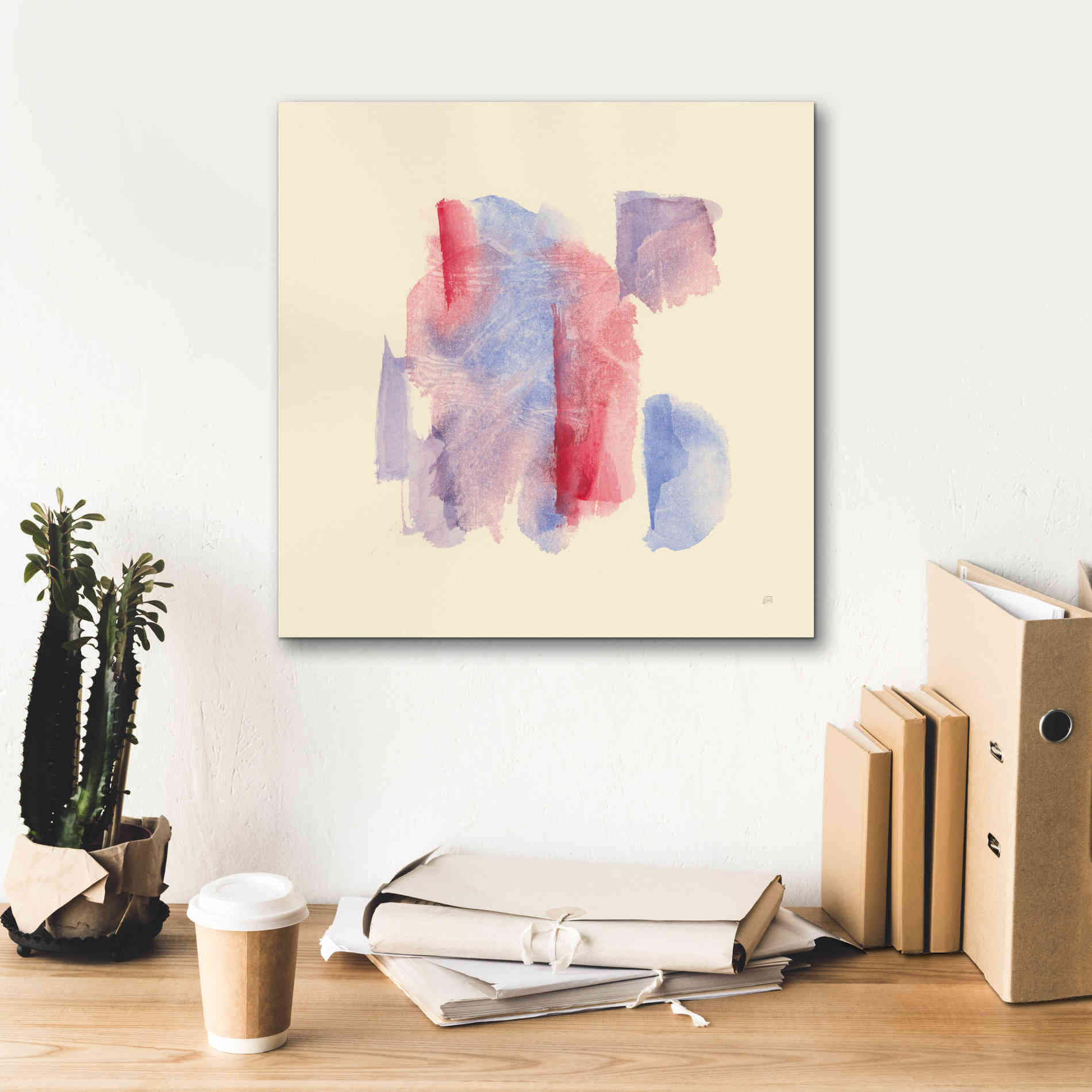 'Primary Secondary I' by Chris Paschke, Giclee Canvas Wall Art,18 x 18