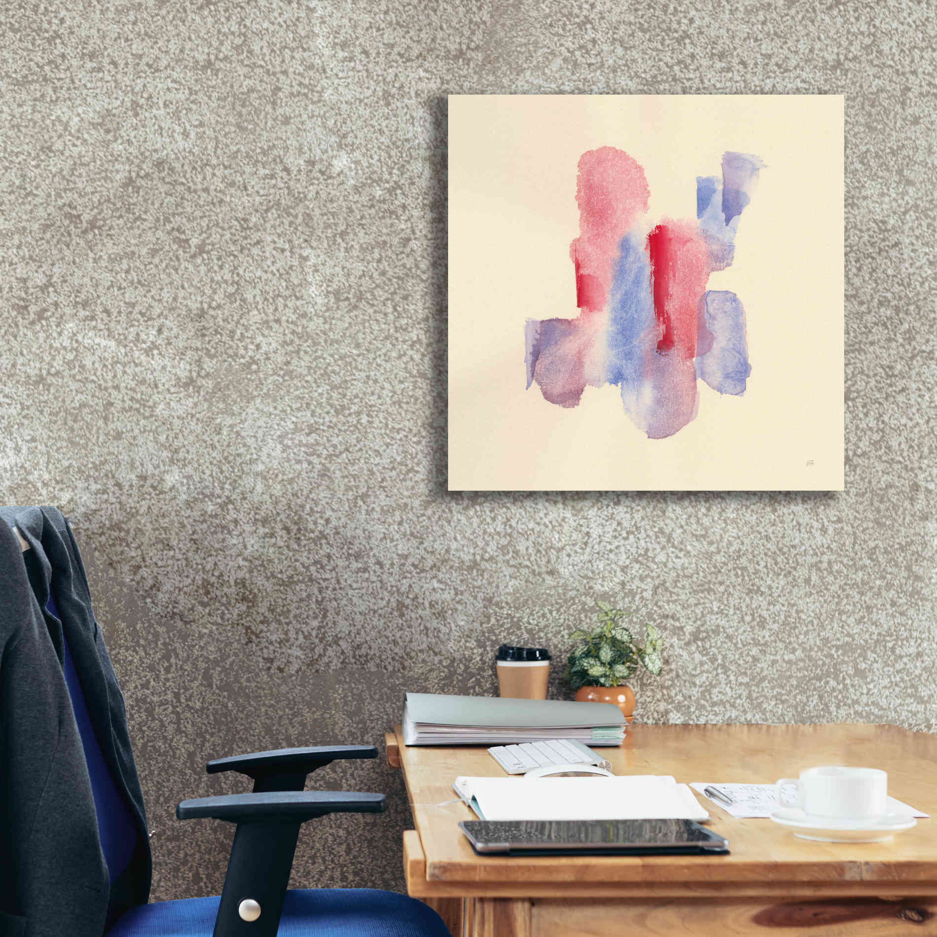 'Primary Secondary II' by Chris Paschke, Giclee Canvas Wall Art,26 x 26