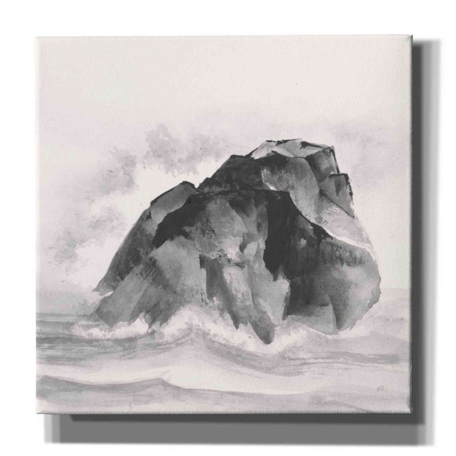 'Solitary Rock' by Chris Paschke, Giclee Canvas Wall Art