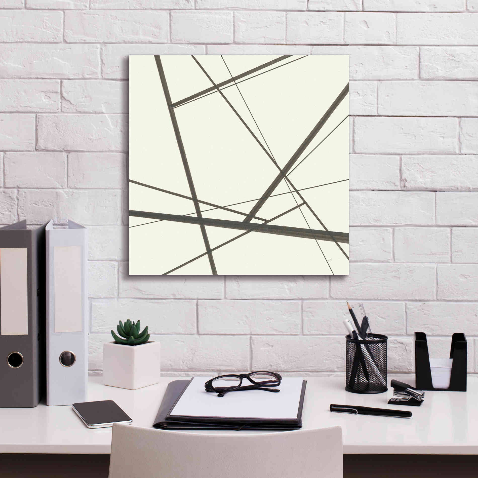 'Graphics III' by Chris Paschke, Giclee Canvas Wall Art,18 x 18