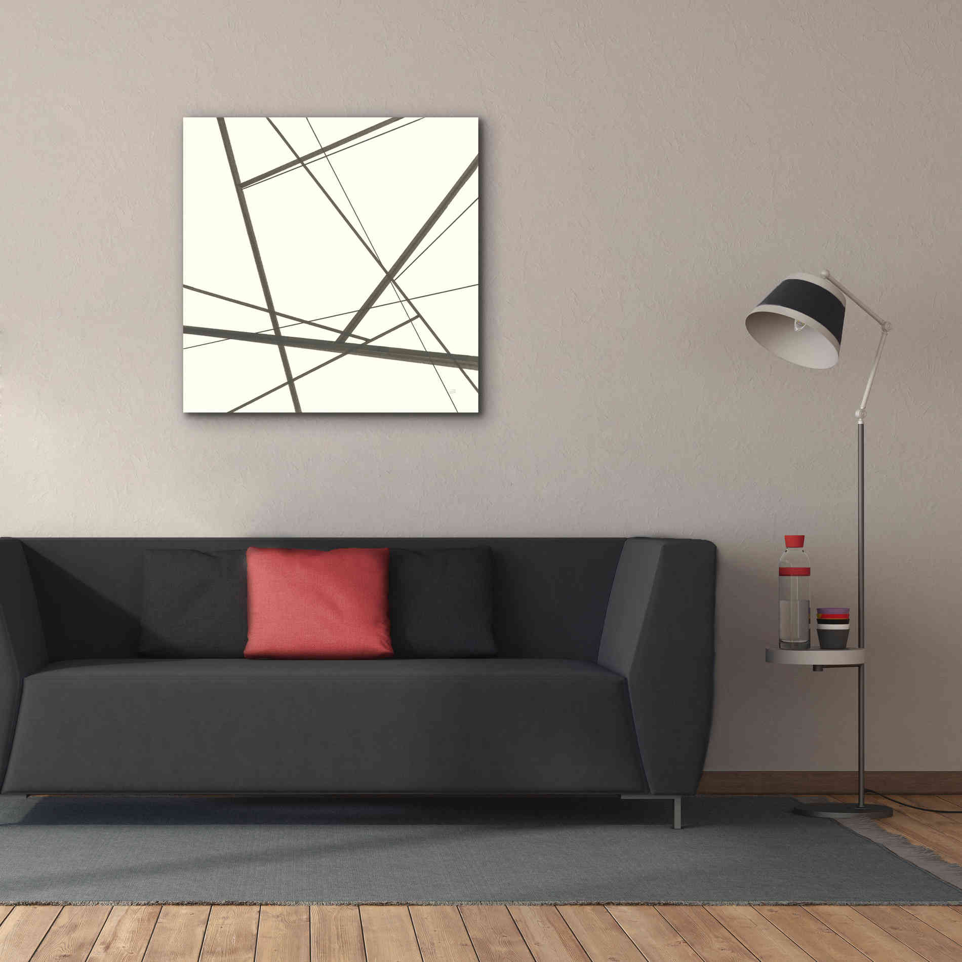 'Graphics III' by Chris Paschke, Giclee Canvas Wall Art,37 x 37