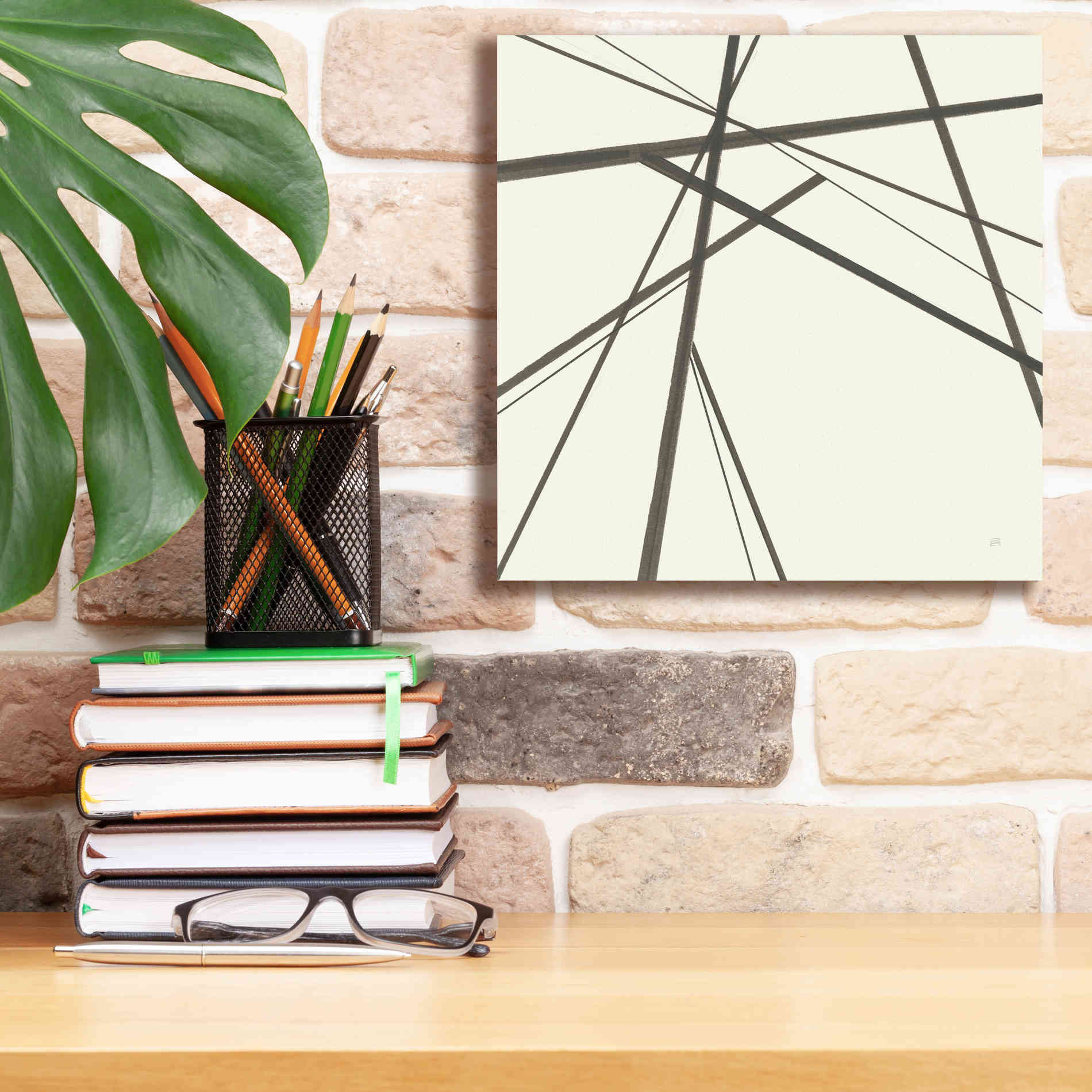 'Graphics IV' by Chris Paschke, Giclee Canvas Wall Art,12 x 12