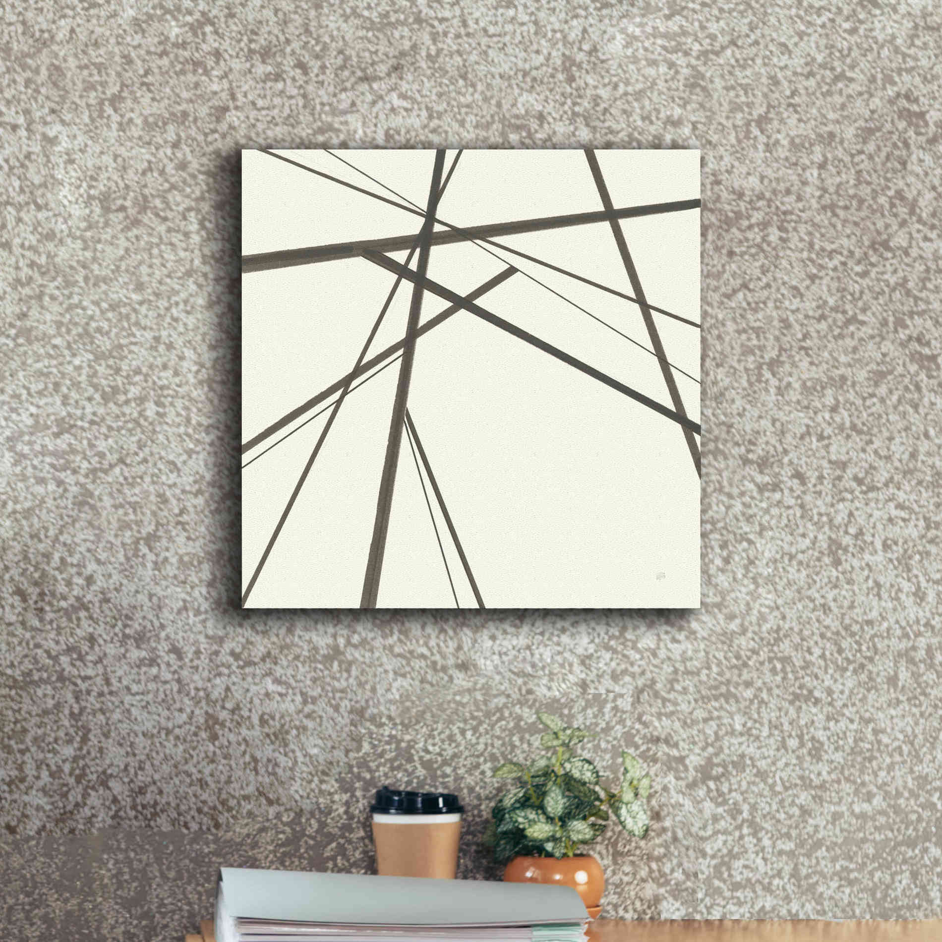 'Graphics IV' by Chris Paschke, Giclee Canvas Wall Art,18 x 18