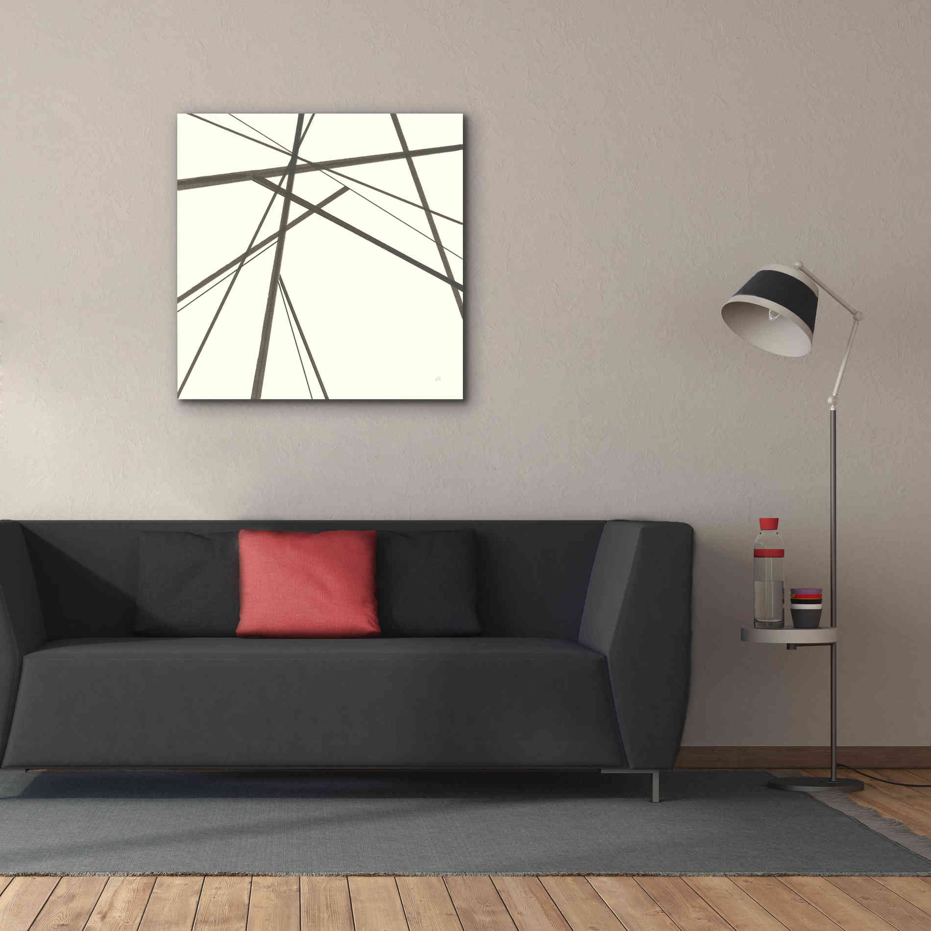 'Graphics IV' by Chris Paschke, Giclee Canvas Wall Art,37 x 37