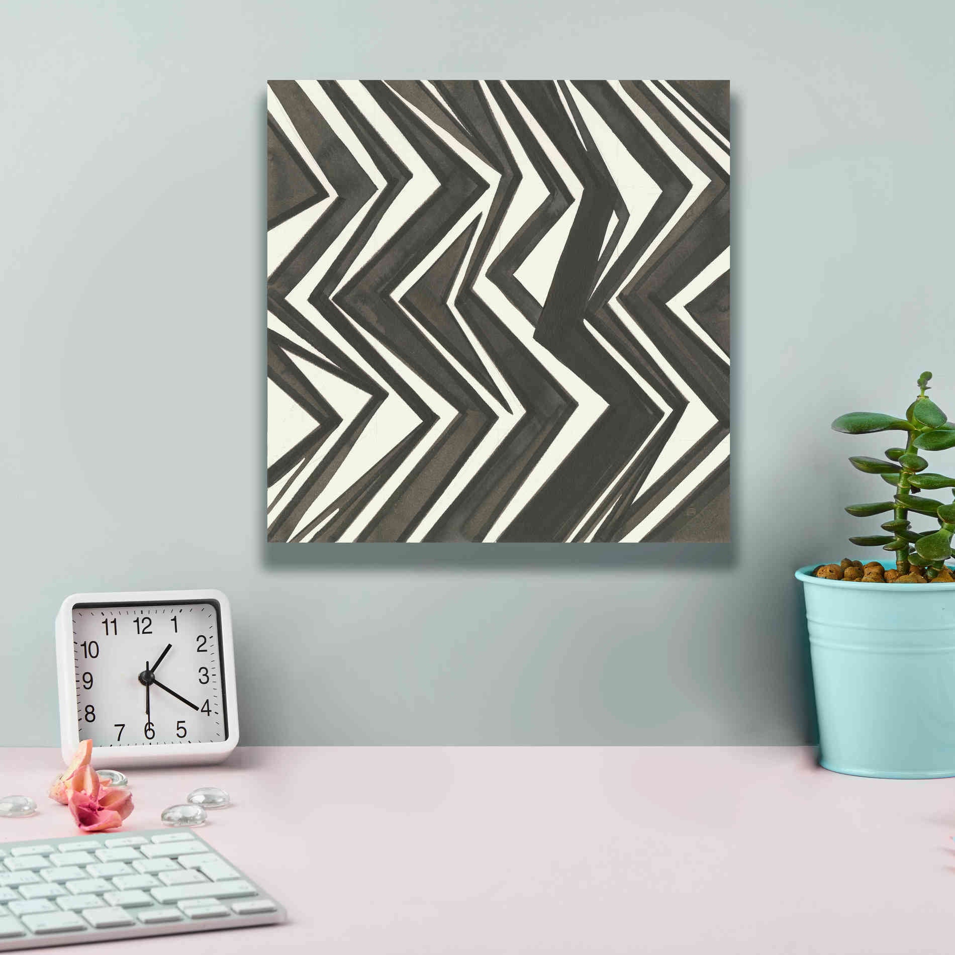 'Graphics V' by Chris Paschke, Giclee Canvas Wall Art,12 x 12