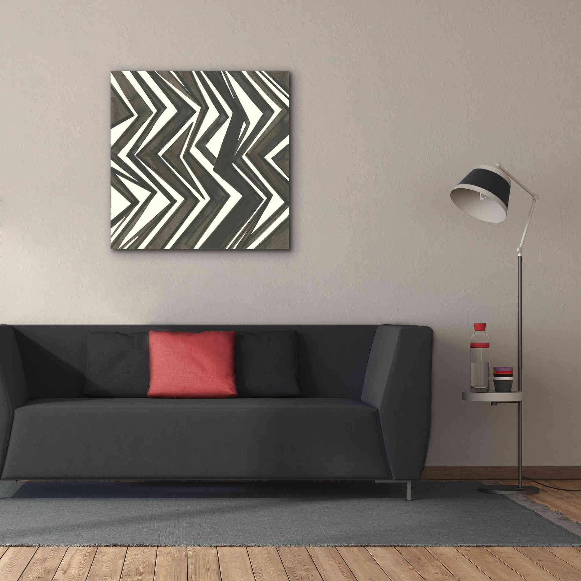 'Graphics V' by Chris Paschke, Giclee Canvas Wall Art,37 x 37