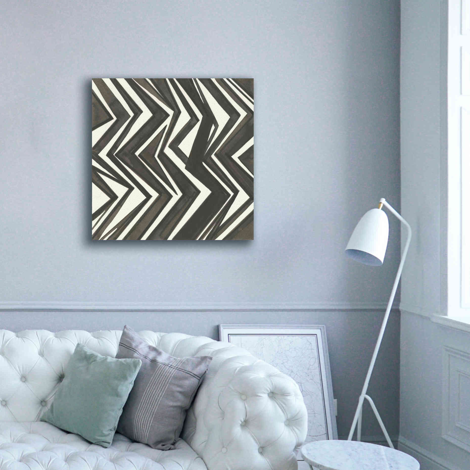 'Graphics V' by Chris Paschke, Giclee Canvas Wall Art,37 x 37