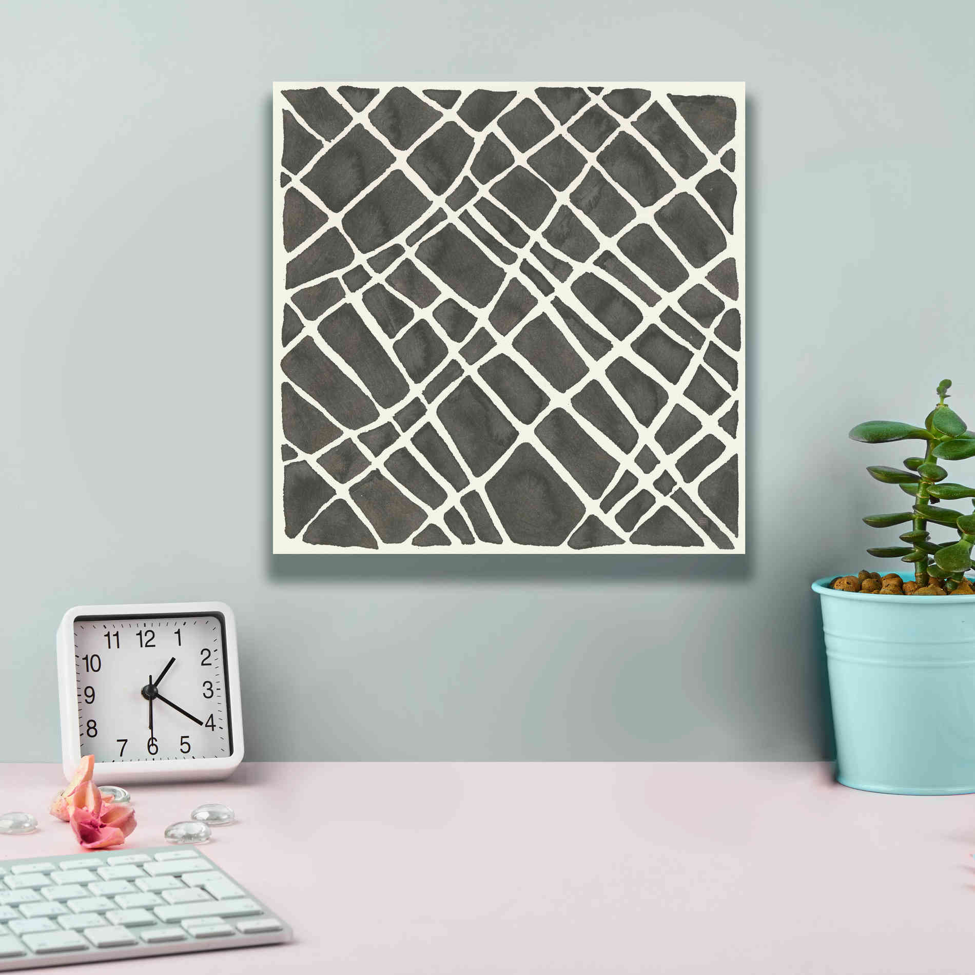 'Graphics VI' by Chris Paschke, Giclee Canvas Wall Art,12 x 12