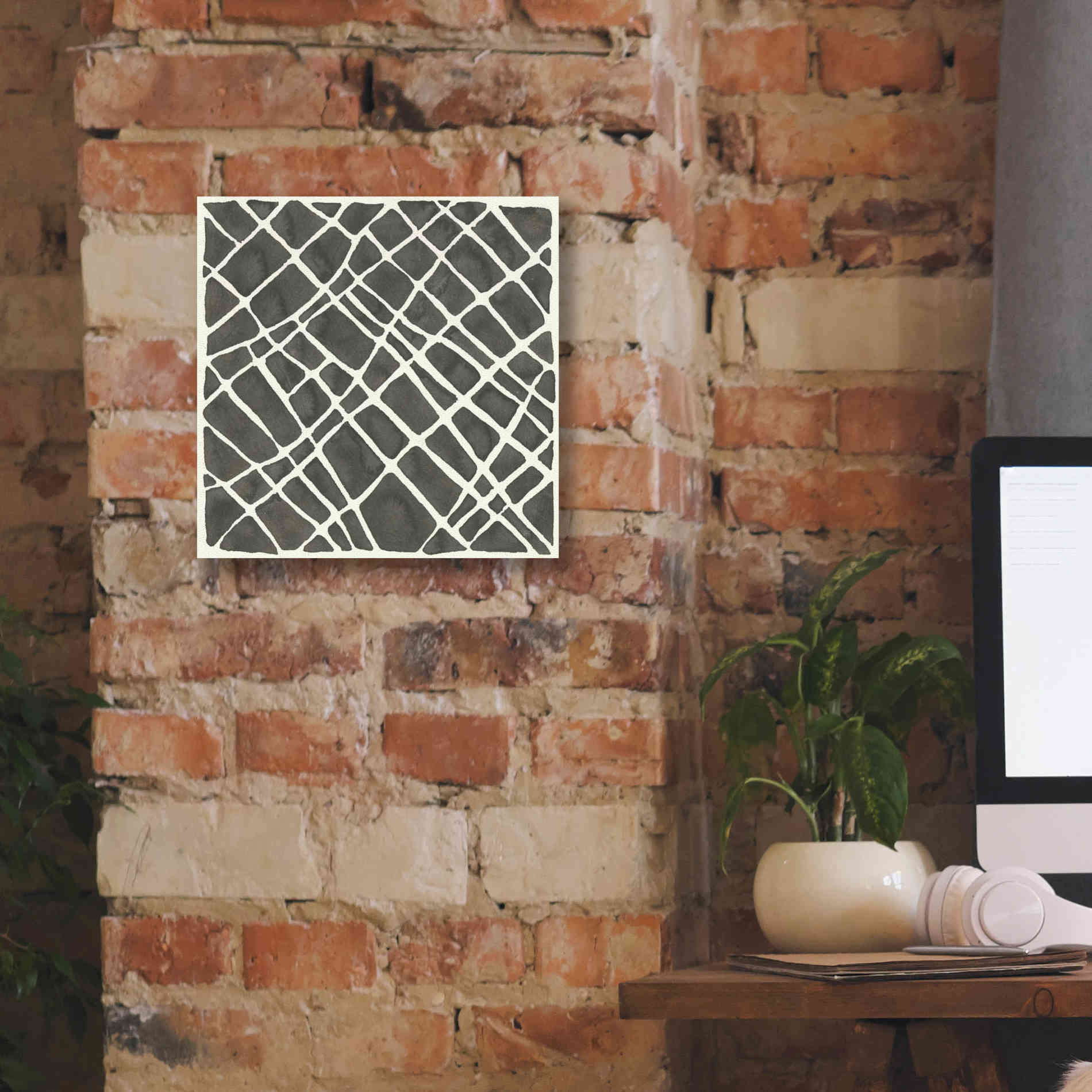 'Graphics VI' by Chris Paschke, Giclee Canvas Wall Art,12 x 12