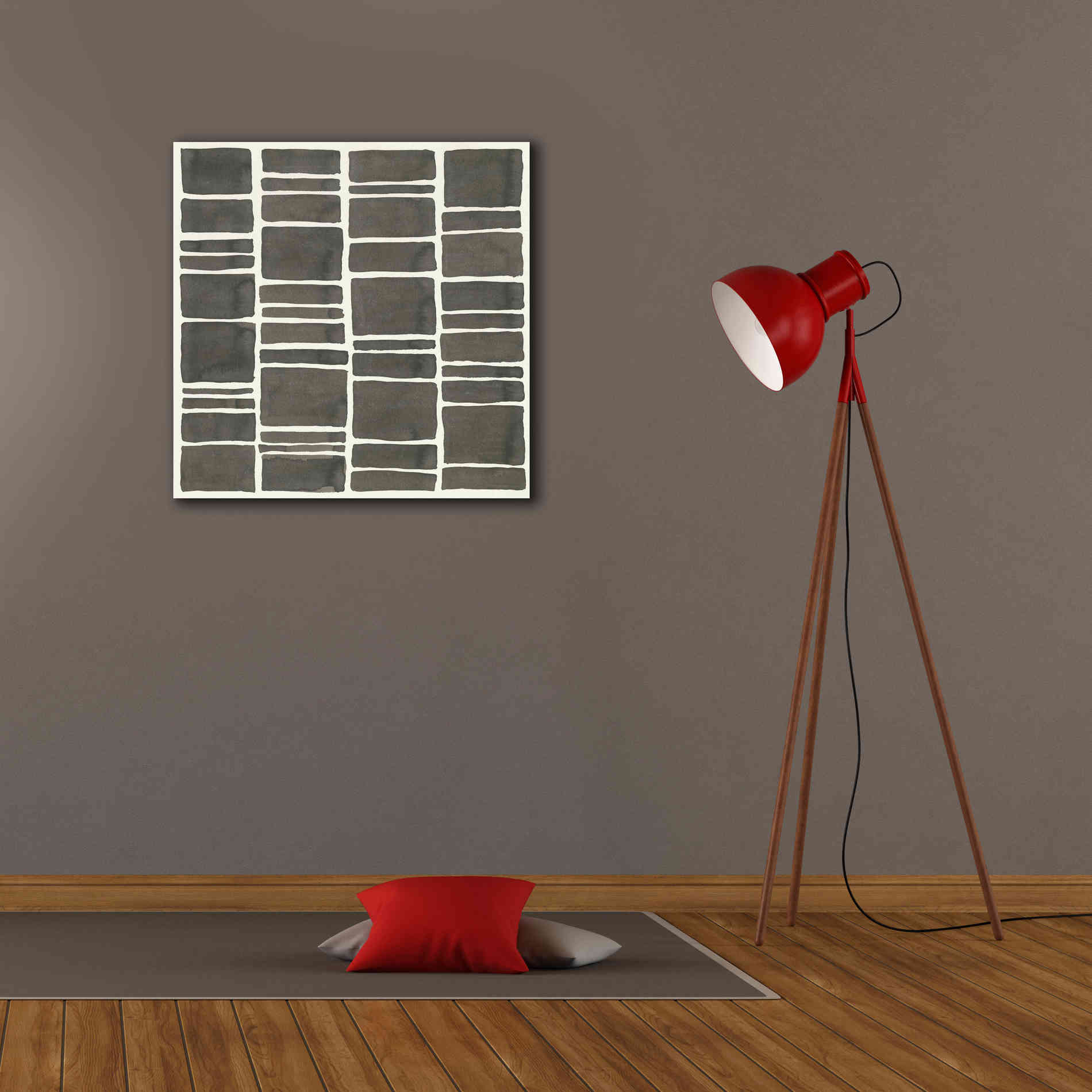 'Graphics VII' by Chris Paschke, Giclee Canvas Wall Art,26 x 26