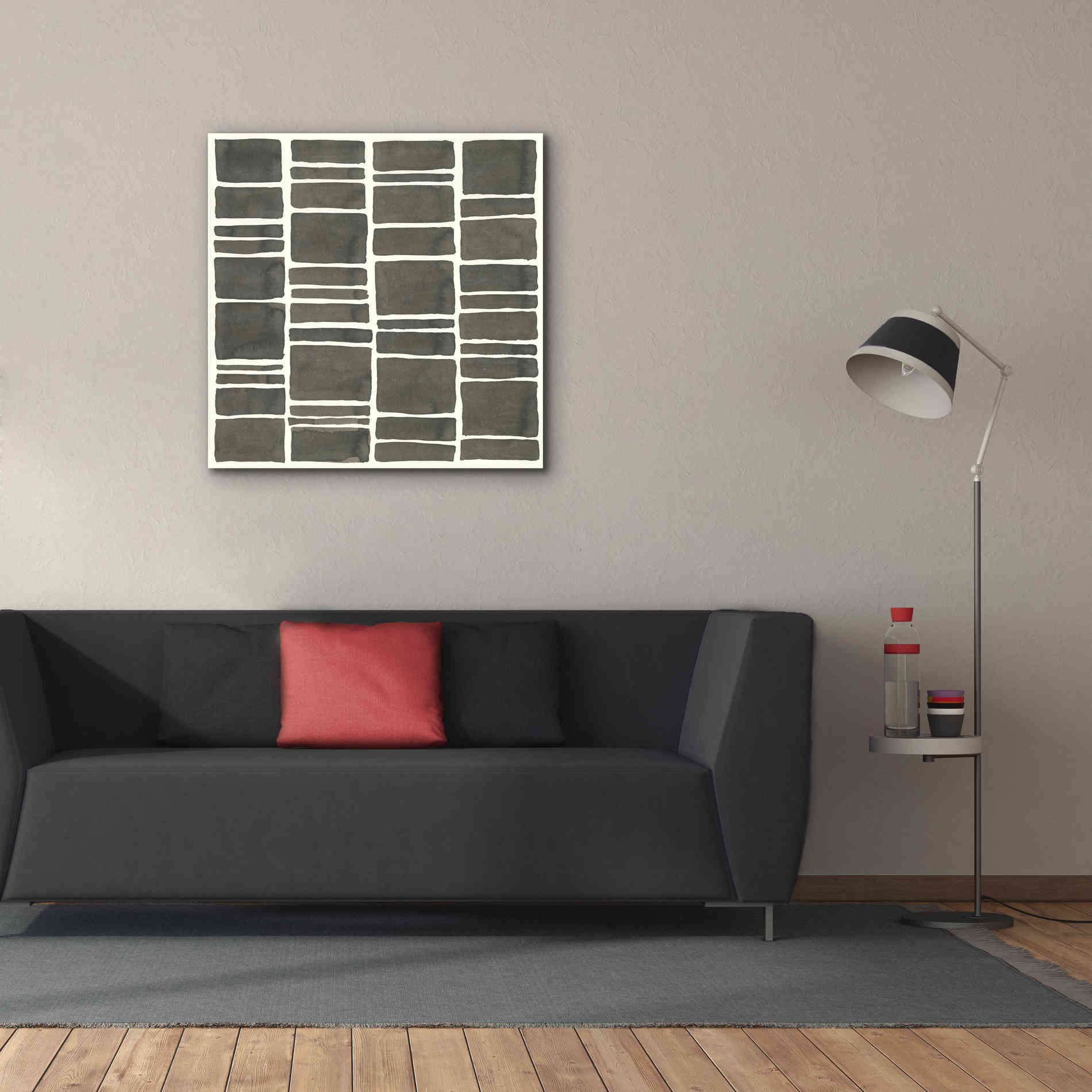 'Graphics VII' by Chris Paschke, Giclee Canvas Wall Art,37 x 37