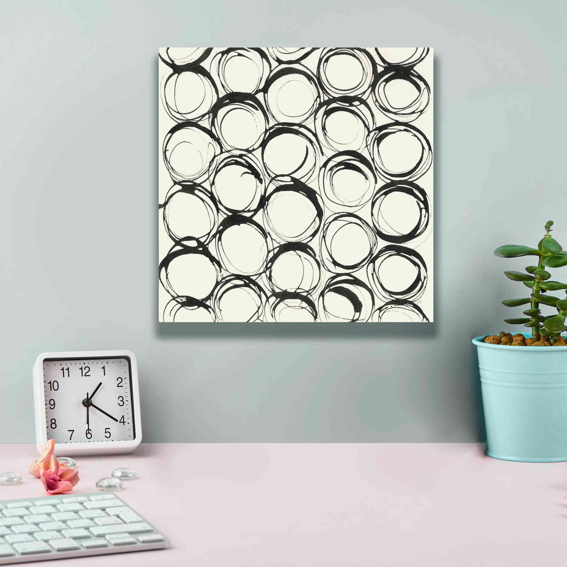 'Graphics IX' by Chris Paschke, Giclee Canvas Wall Art,12 x 12