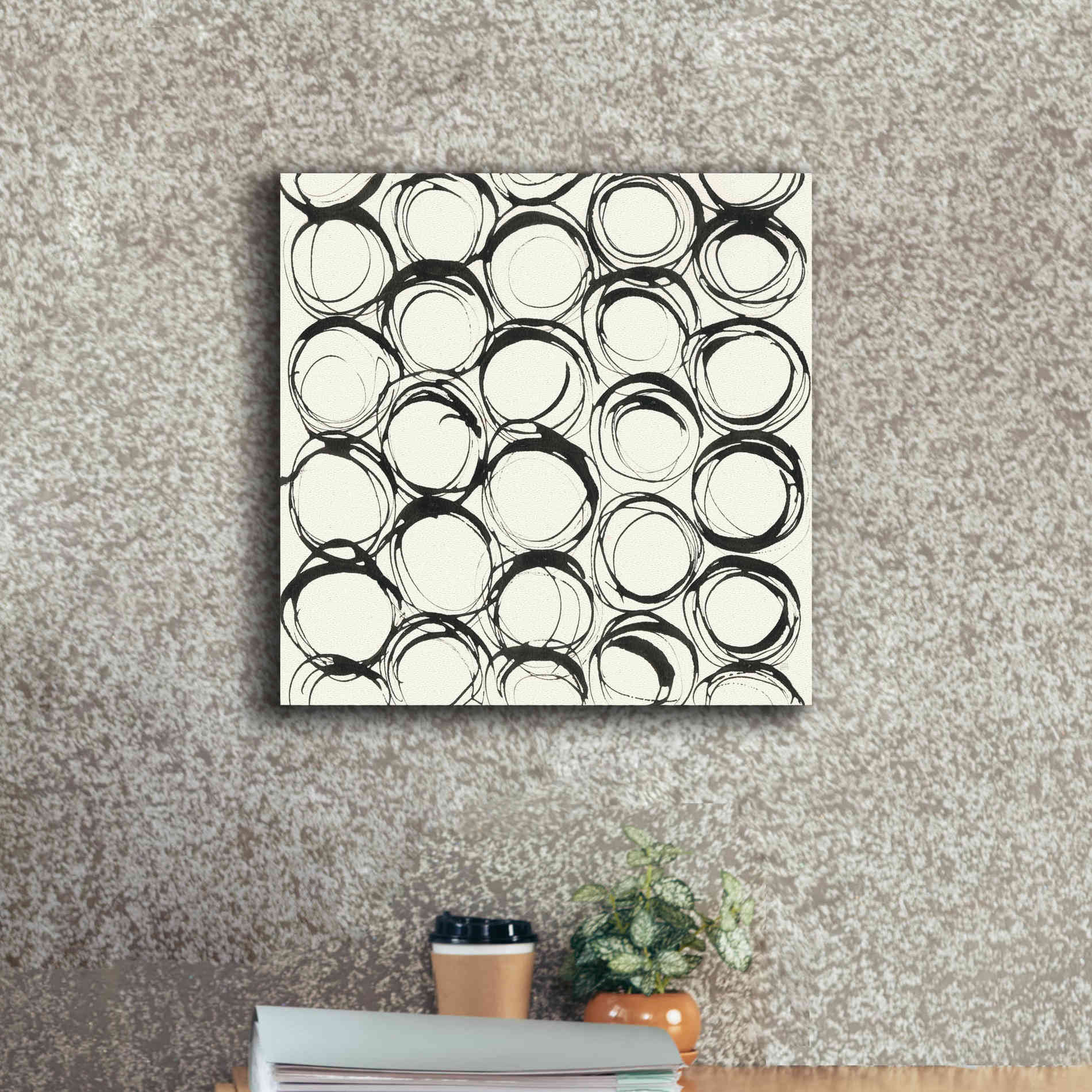 'Graphics IX' by Chris Paschke, Giclee Canvas Wall Art,18 x 18